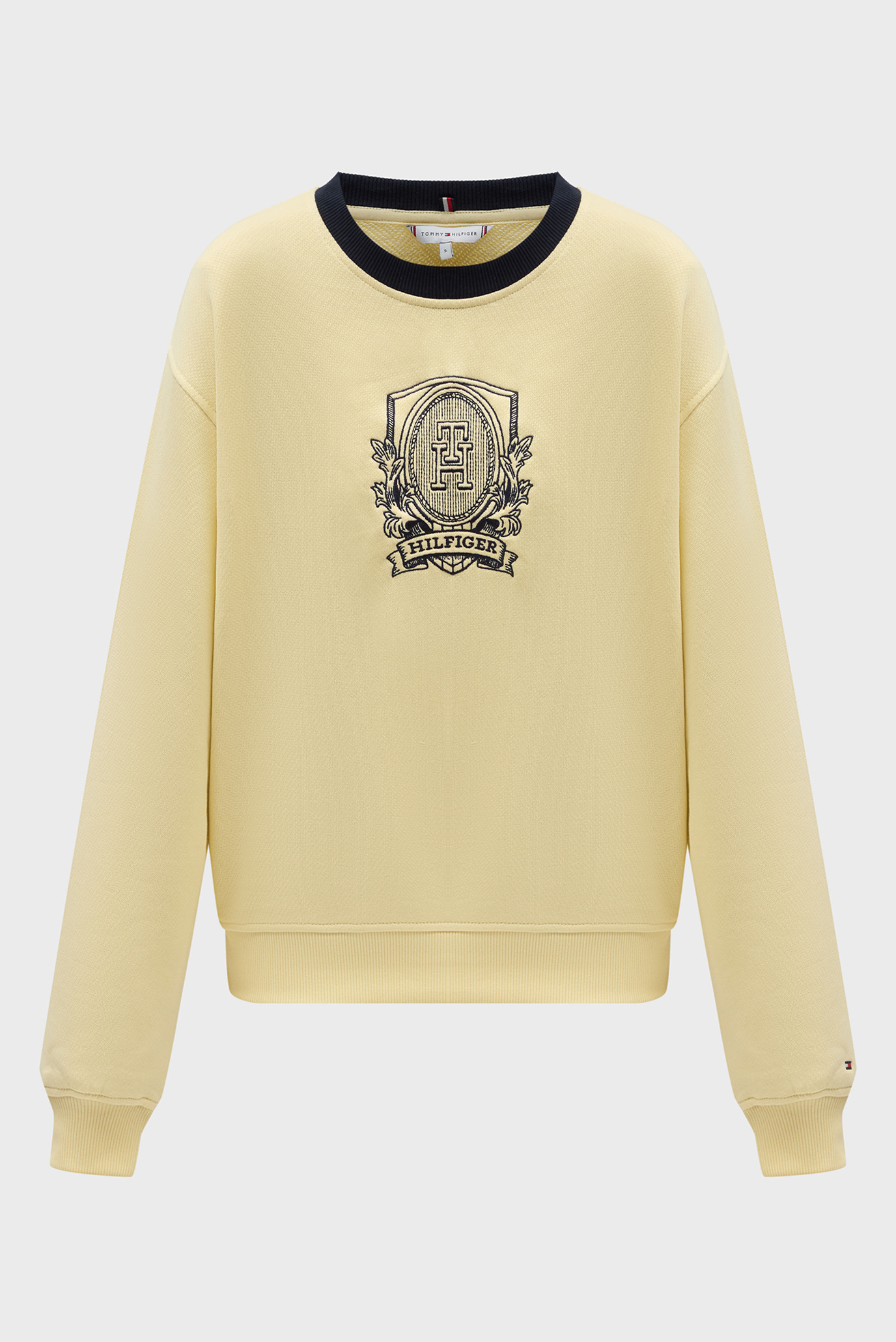 Женский желтый свитшот REG CREST SWEATSHIRT 1