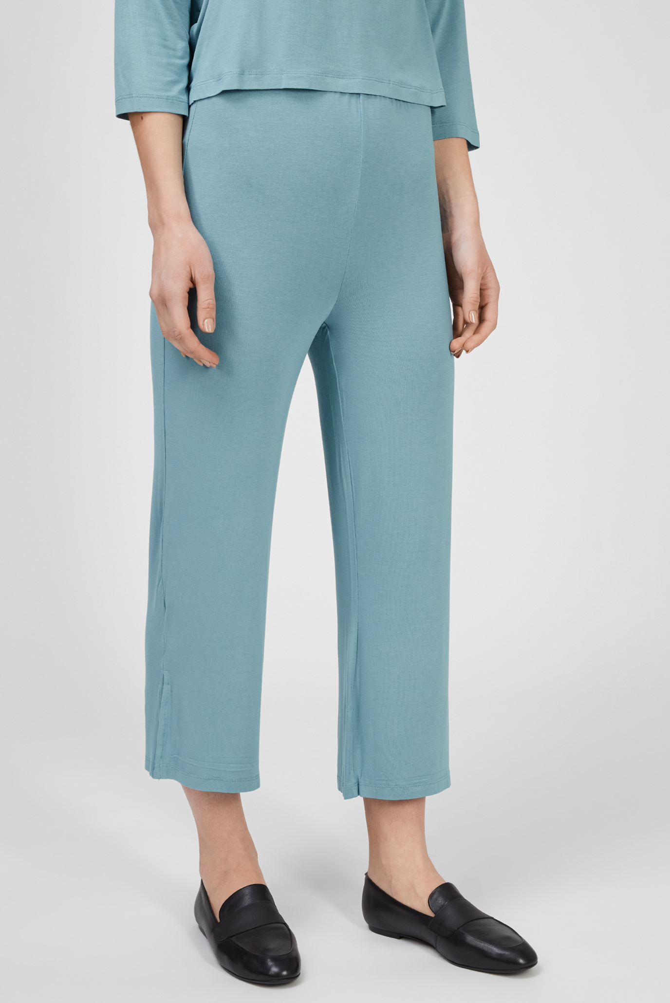 Жіночі блакитні брюки 1