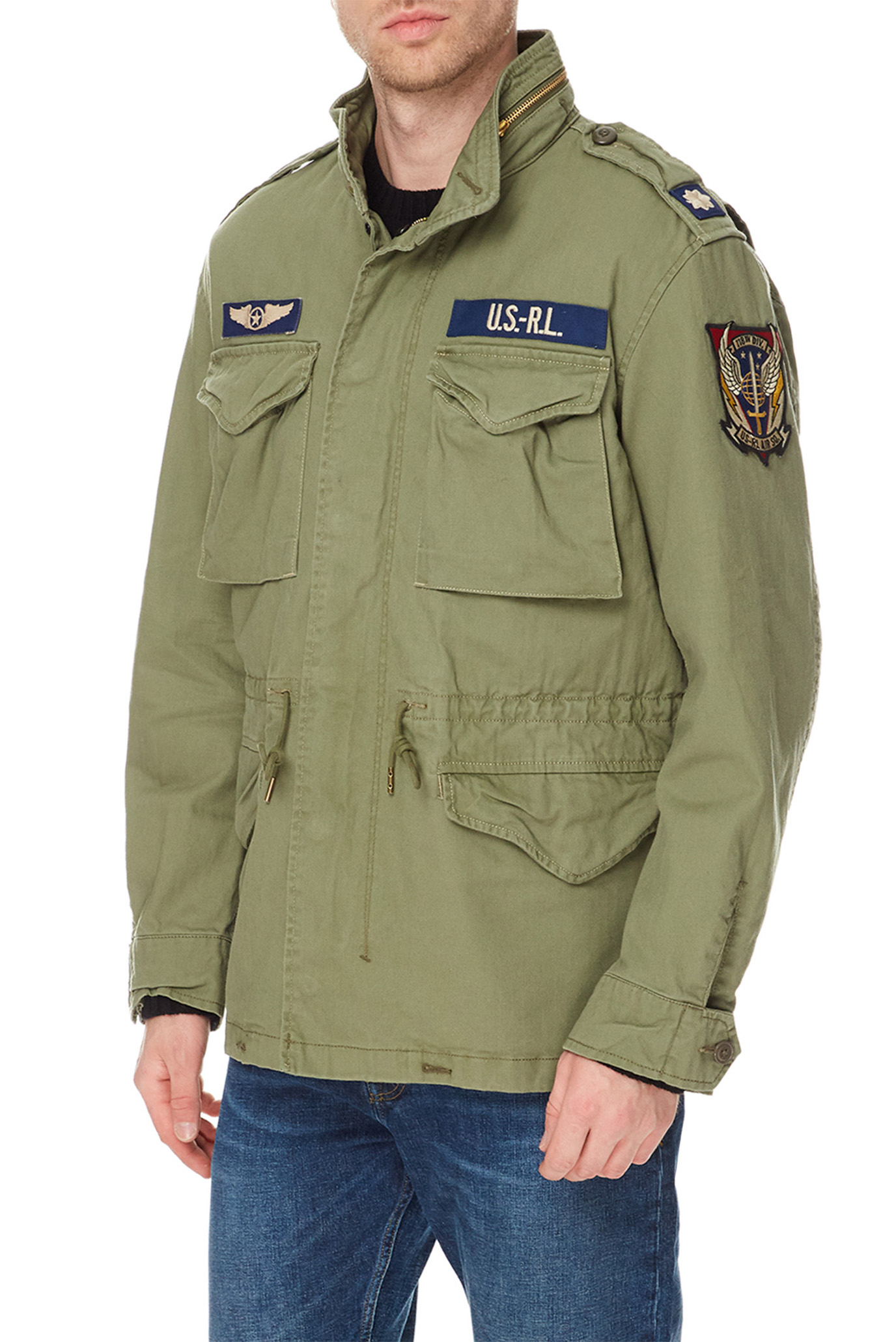 ralph lauren jacket with patches