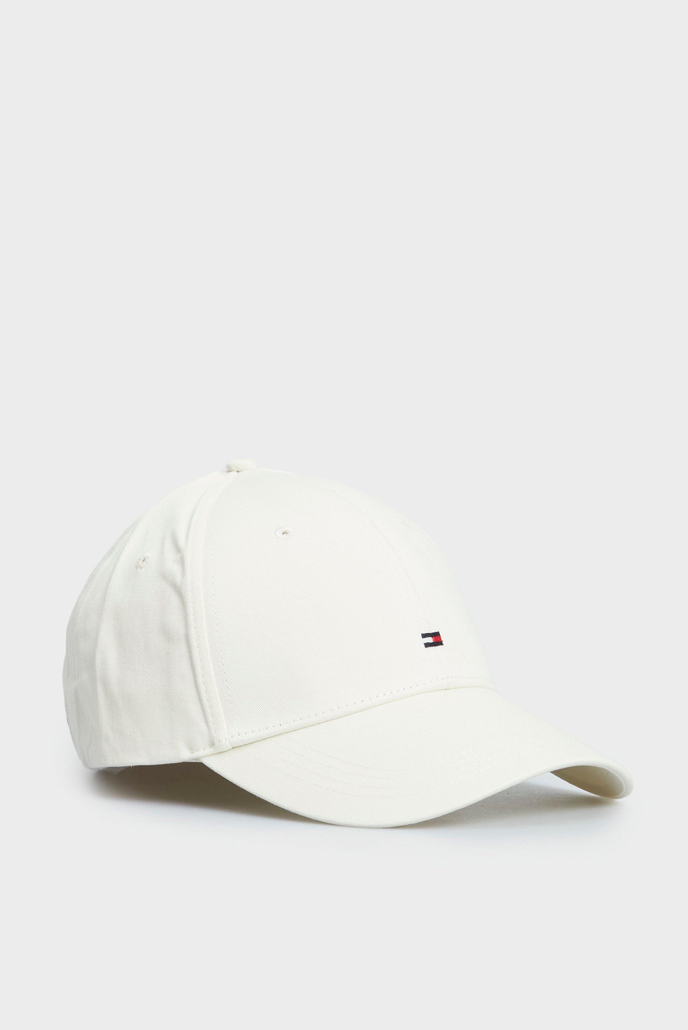 Мужская белая кепка TH FLAG COTTON 6 PANEL 1