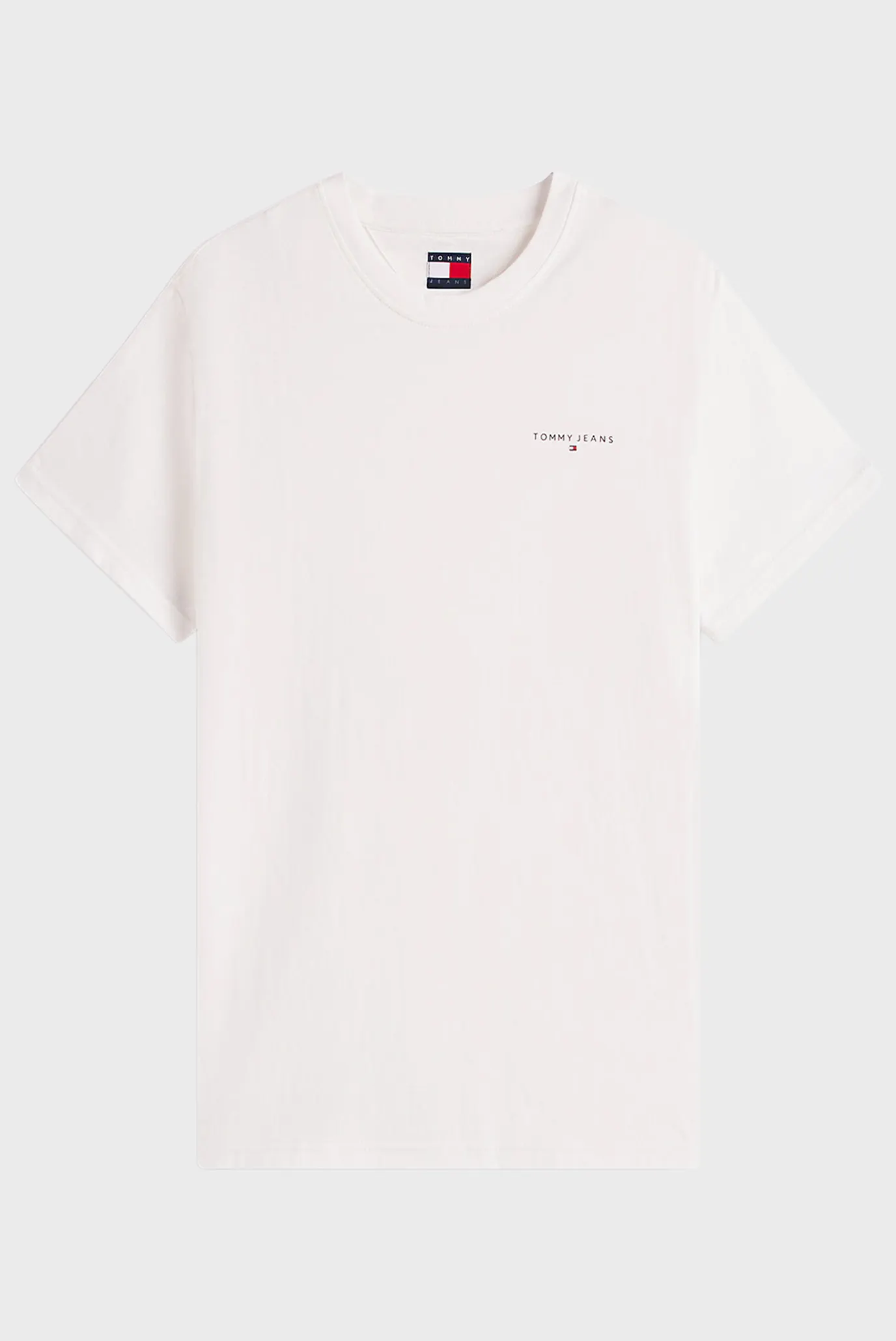 Мужская белая футболка SLIM LINEAR CHEST 5