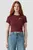 Жіноча бордова футболка