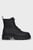 Женские черные кожаные ботинки Canova