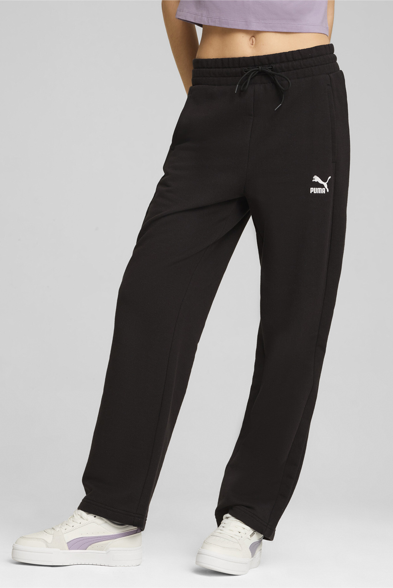 Жіночі чорні штани T7 High Waist Track Pants Women 1