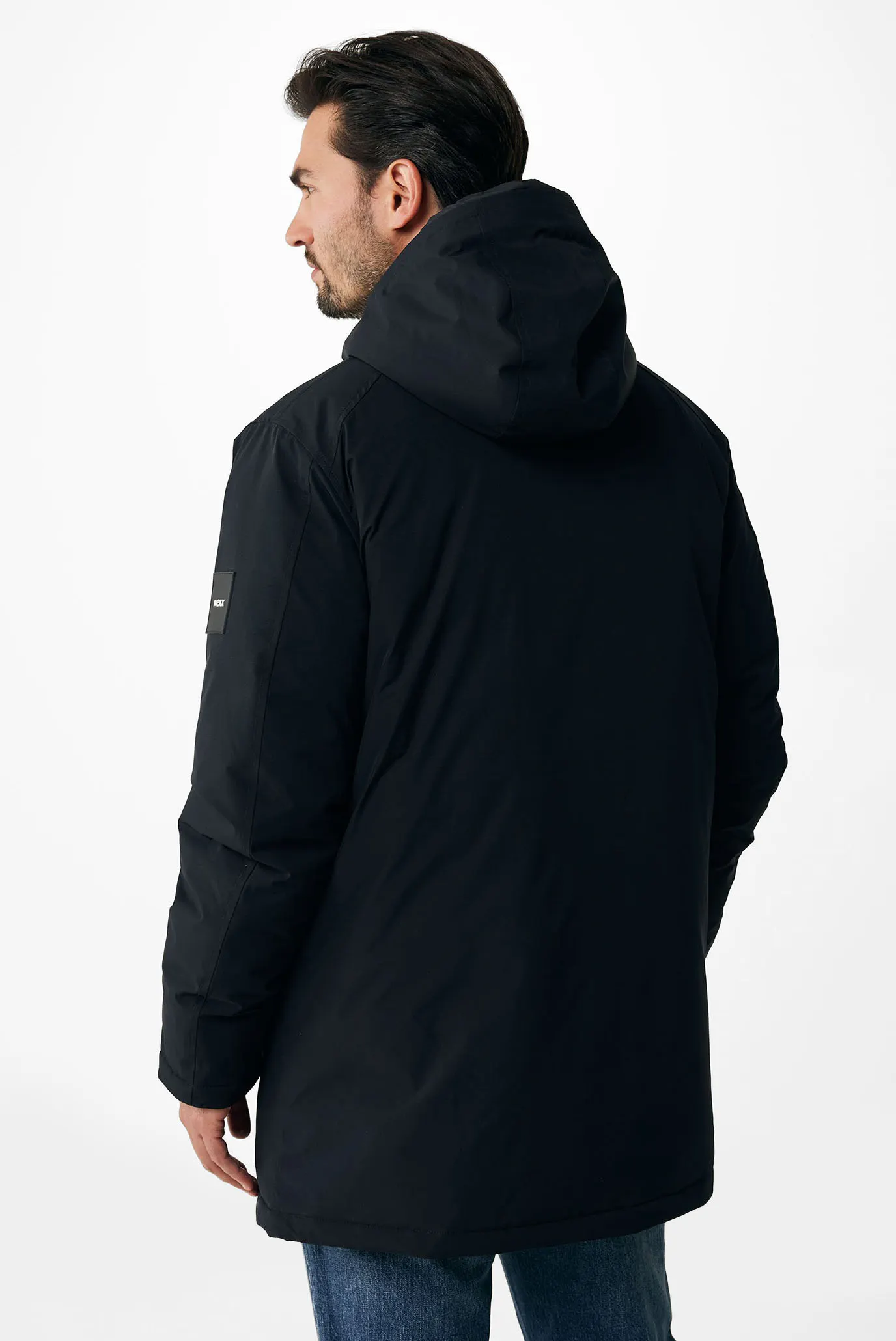 Чоловіча чорна парка 2