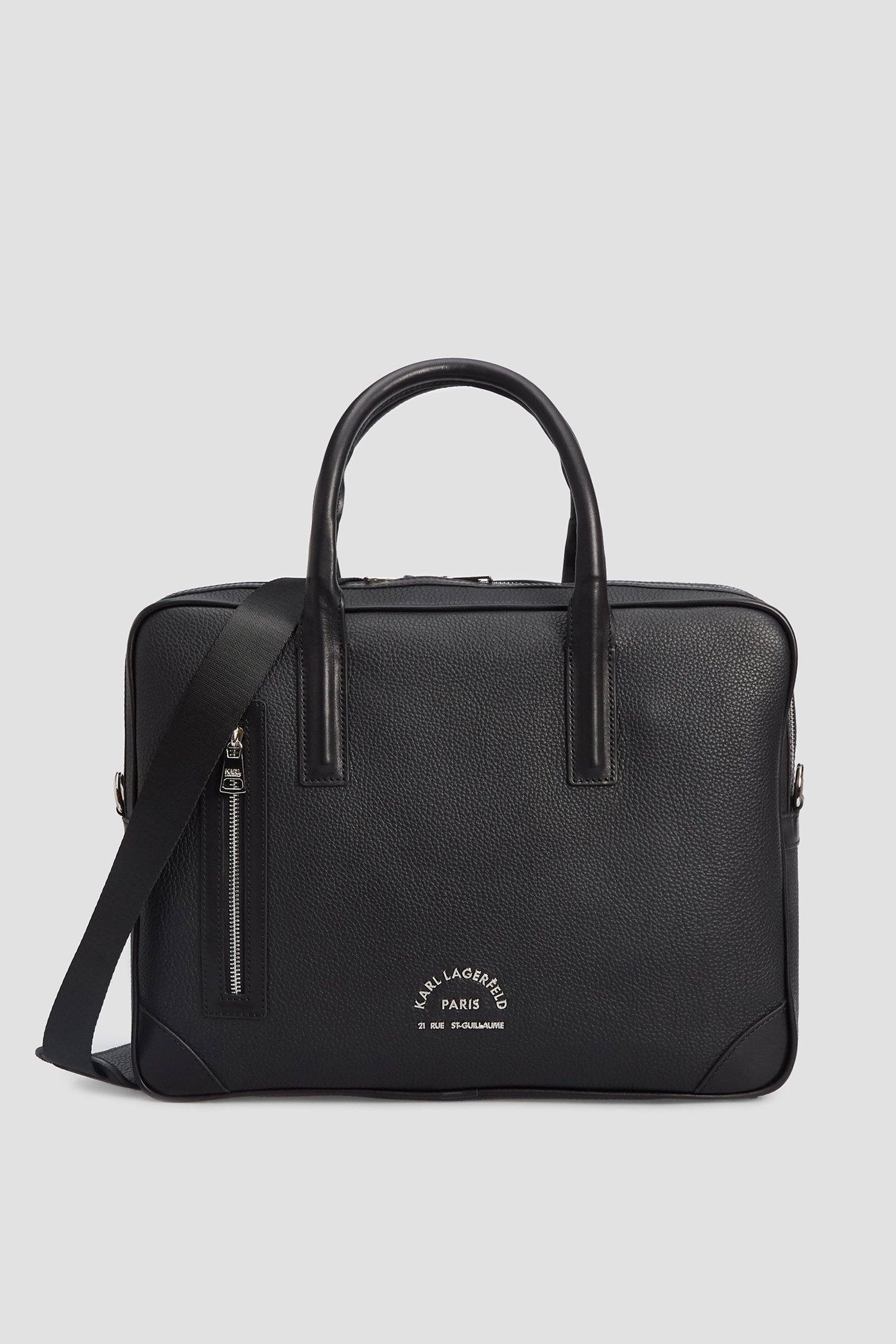 Мужская черная сумка для ноутбука Черный ONESIZE Karl Lagerfeld 502451.815902;990 Мужская черная сумка для ноутбука Черный ONESIZE Karl Lagerfeld 502451.815902;990