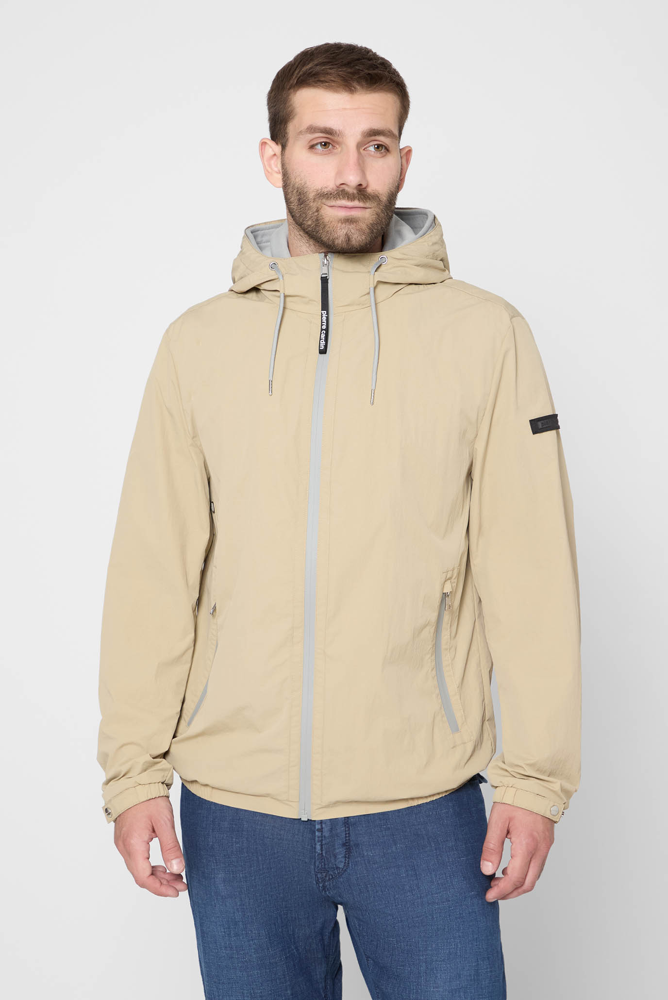 Мужская бежевая куртка Бежевый S Pierre Cardin PC.-C8 10146.0075 Мужская бежевая куртка Бежевый S Pierre Cardin PC.-C8 10146.0075