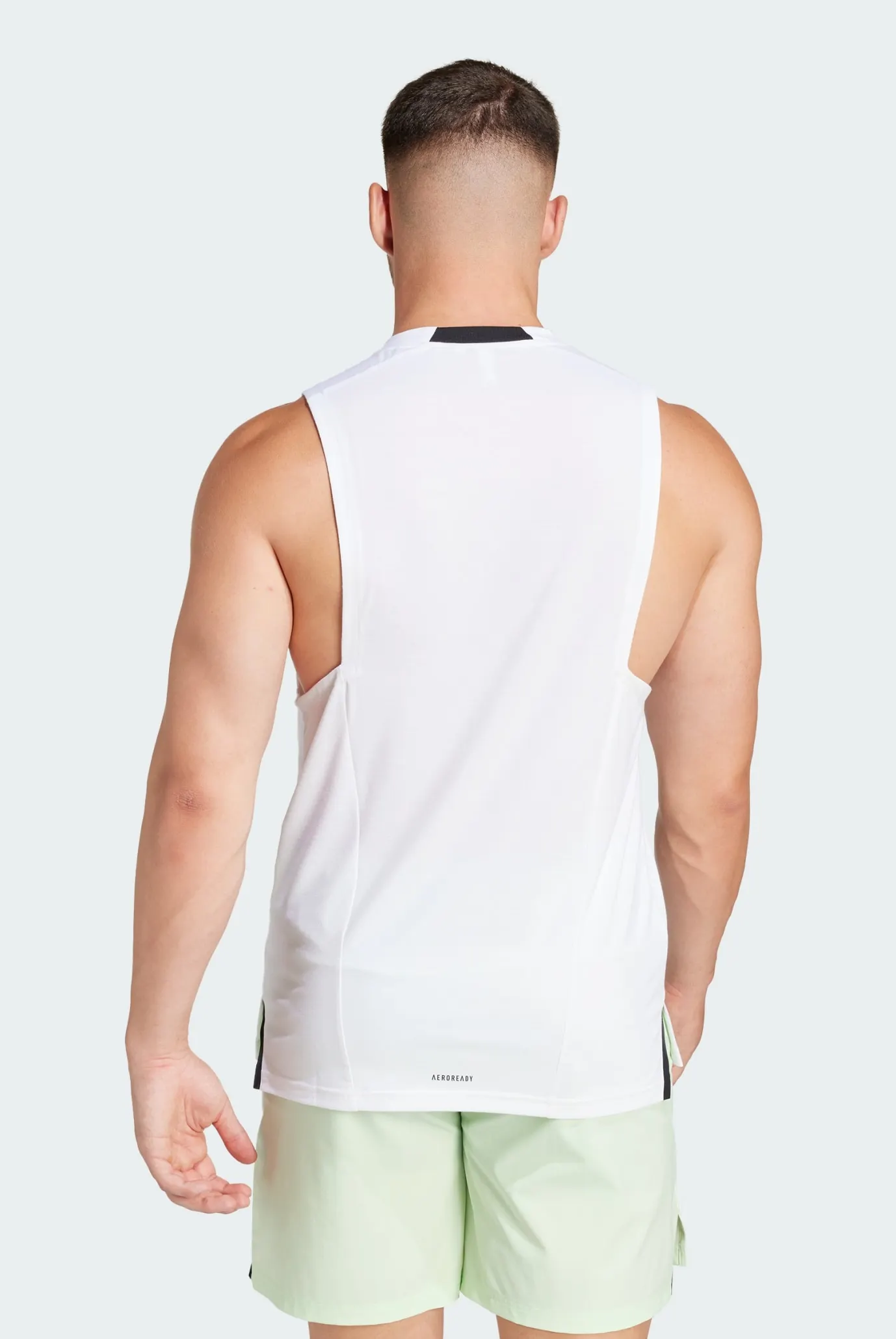 Чоловіча біла майка Designed for Training Workout 3