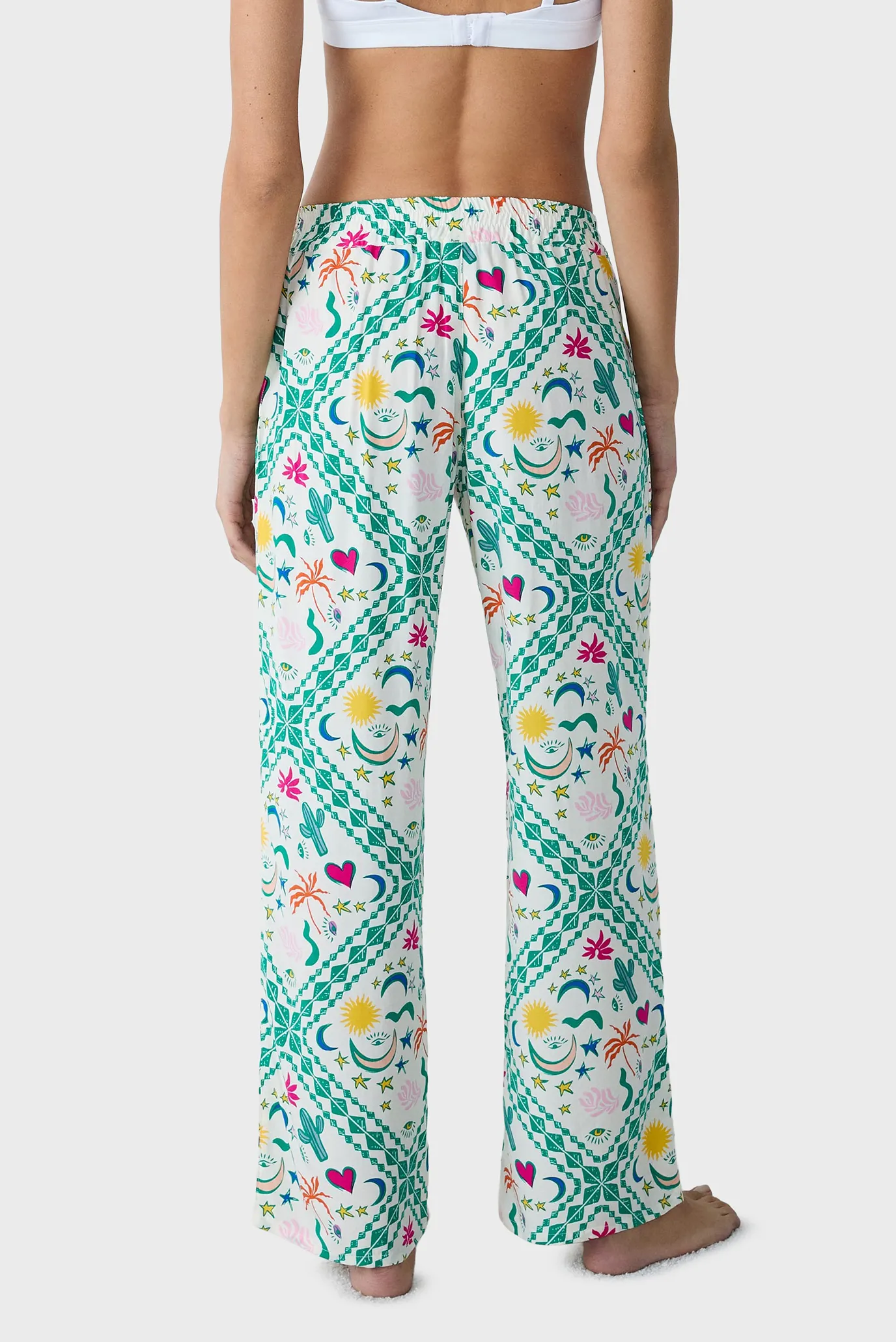 Женские брюки с узором FADELLA 3