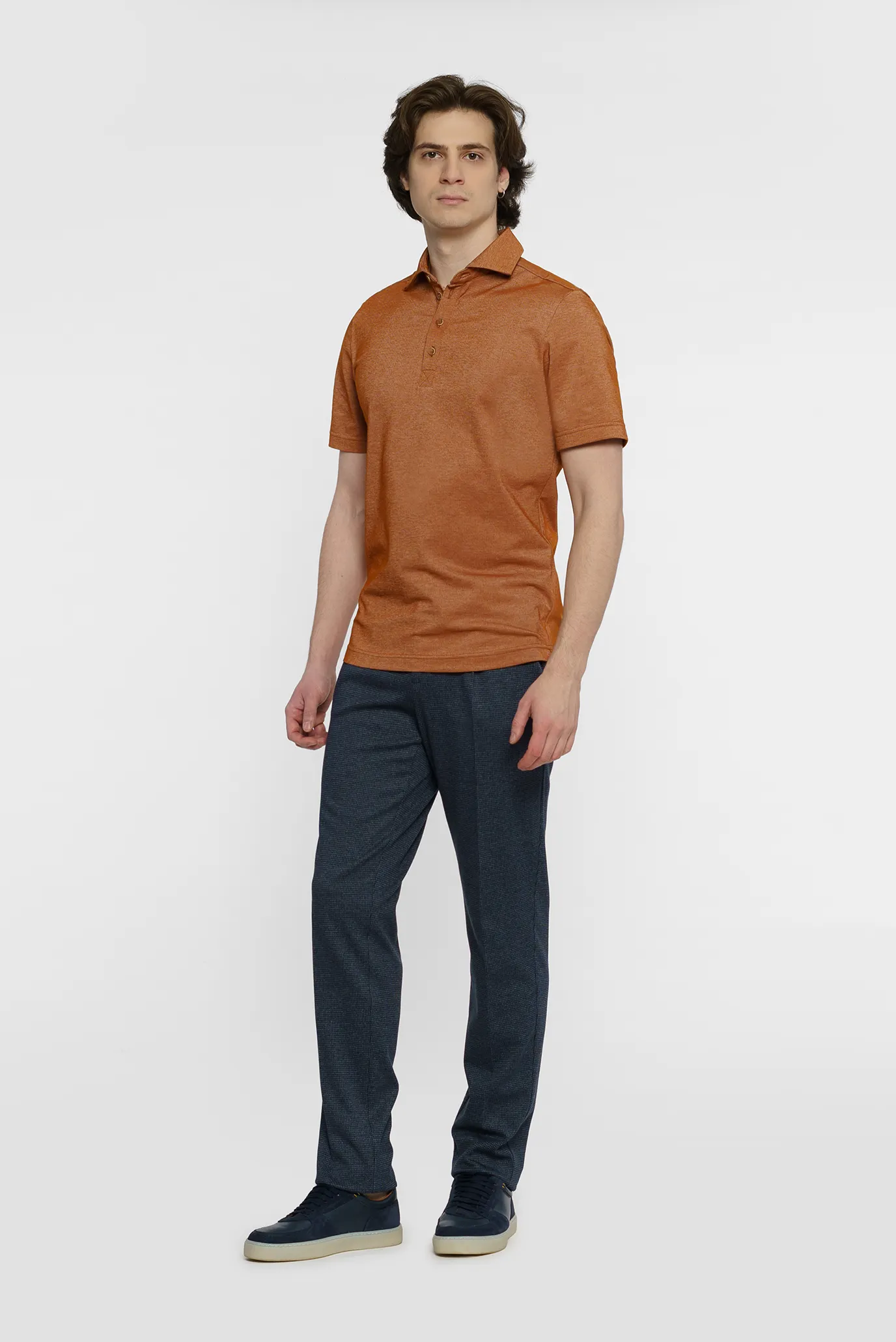 Чоловіче коричневе поло 2