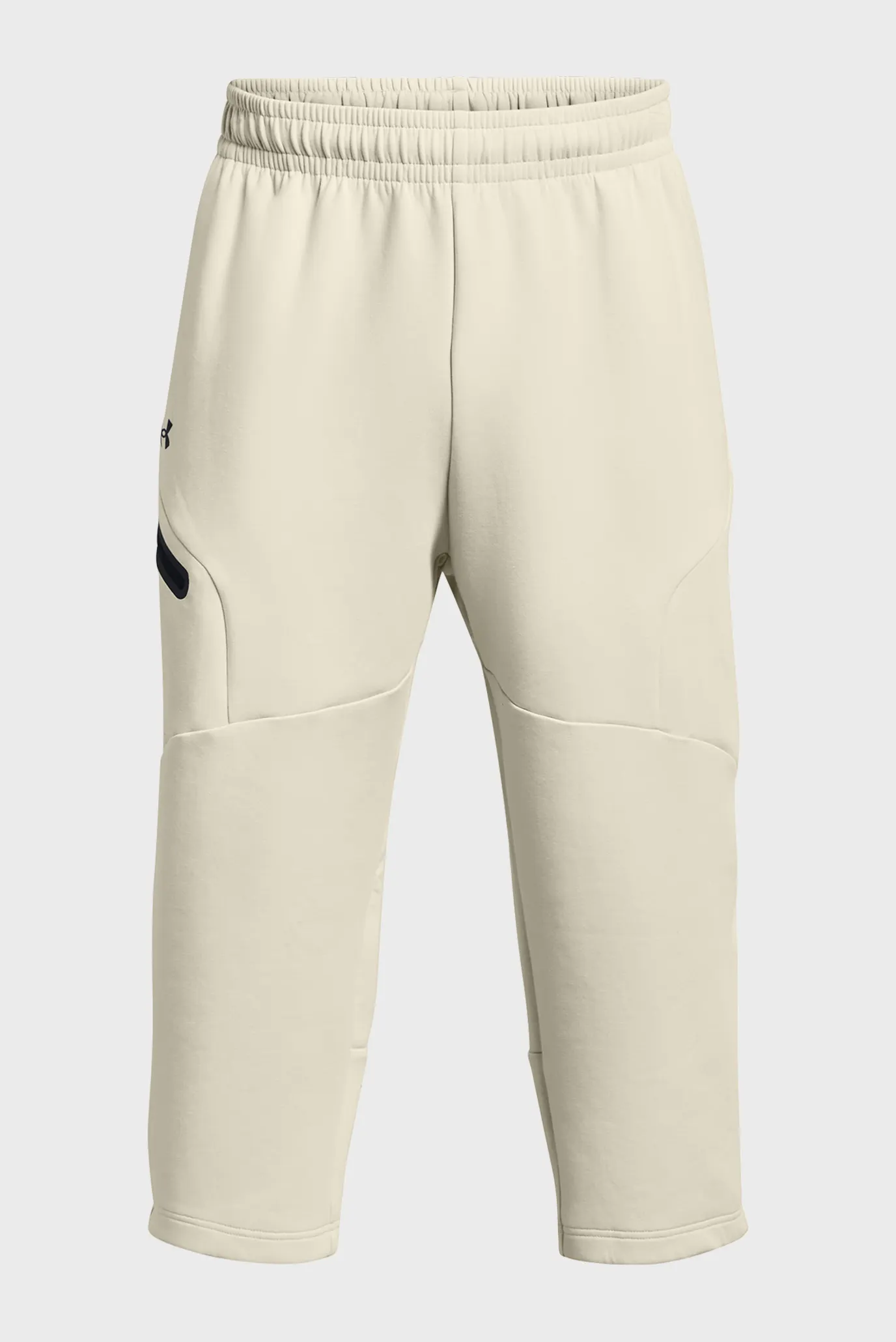 Чоловічі бежеві спортивні штани Unstoppable Flc Baggy Crop 5