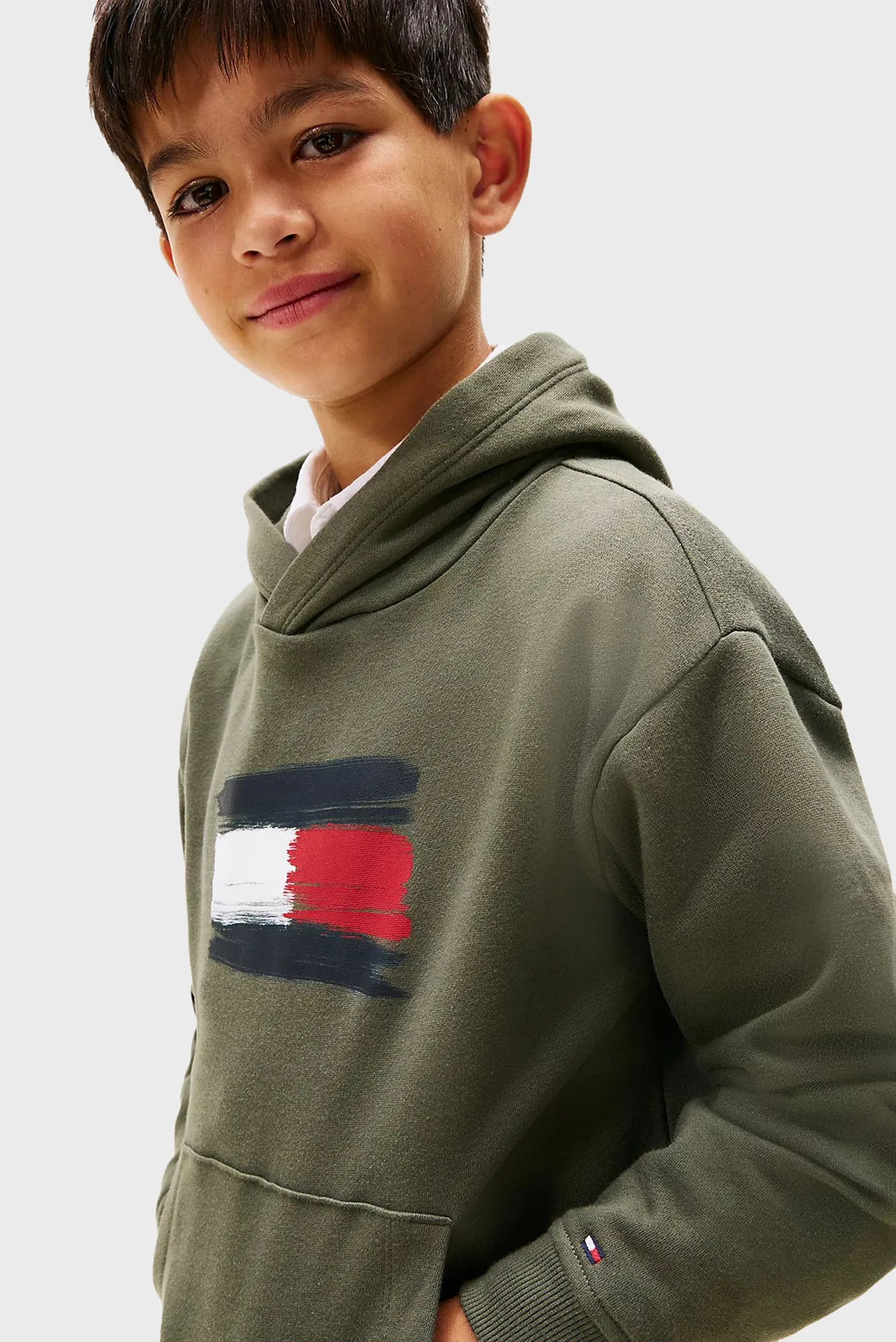 Дитяче темно-зелене худі FLAG 4