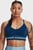 Жіночий темно-синій спортивний топ UA Seamless Low Long Bra
