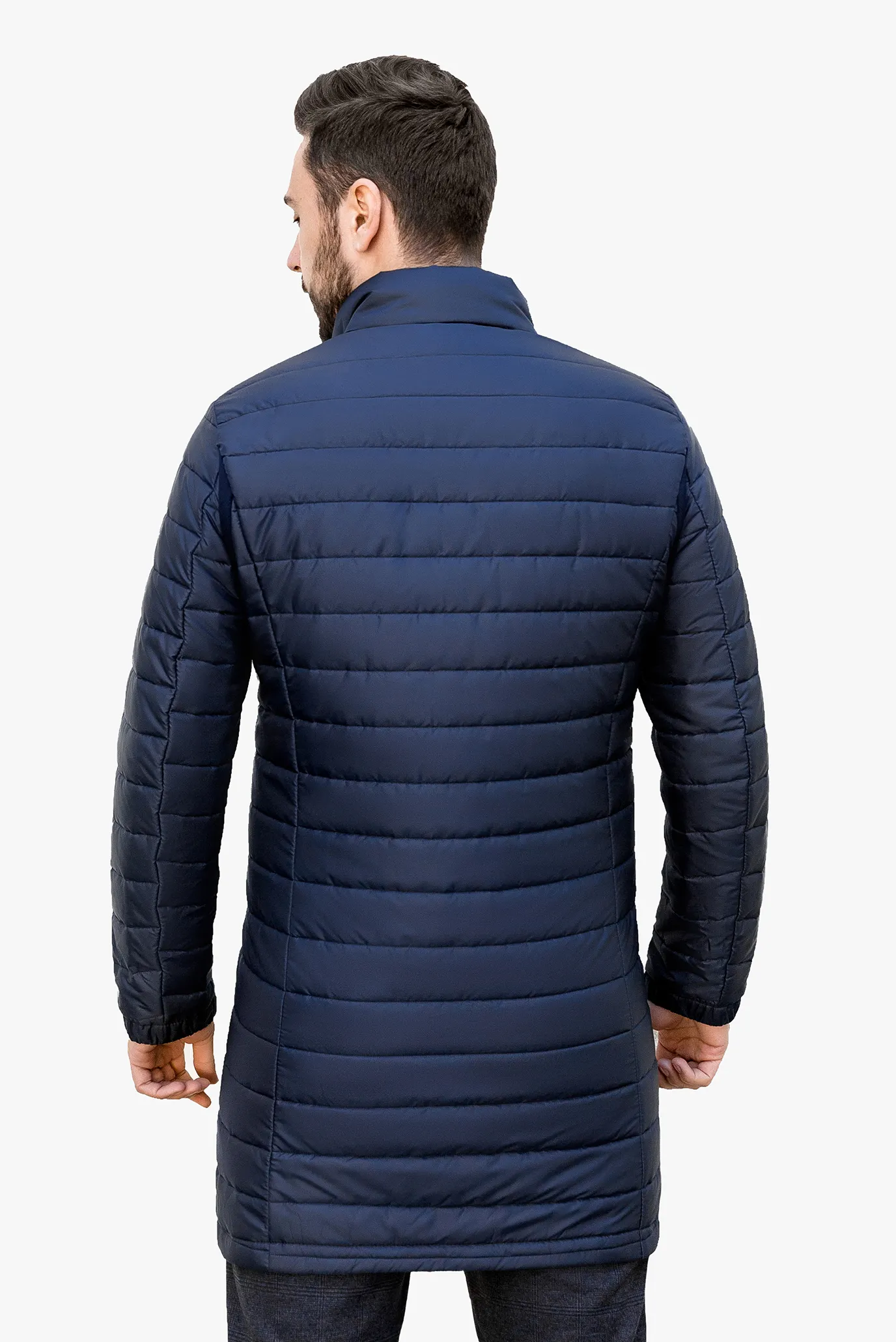 Мужская темно-синяя куртка 4