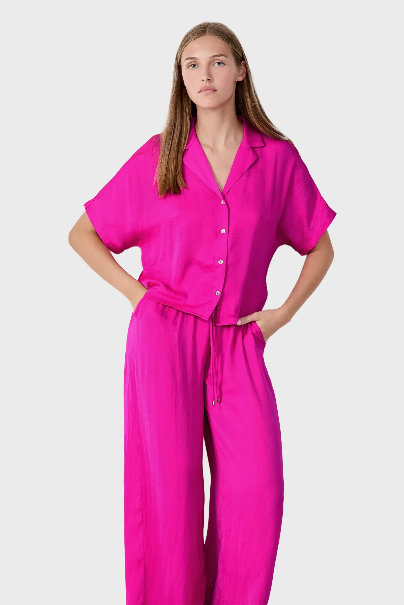 Жіноча малинова сорочка CHEETA 2