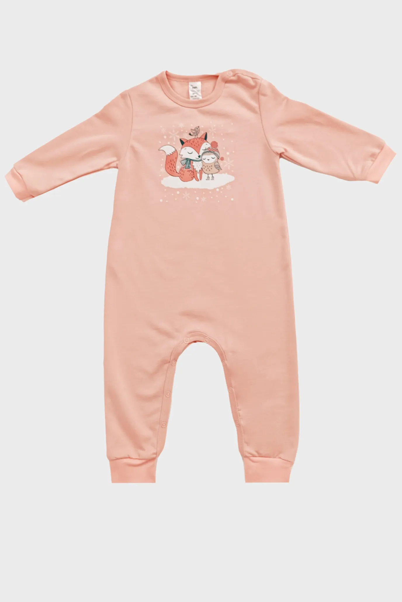 Дитячий персиковий комбінезон 1