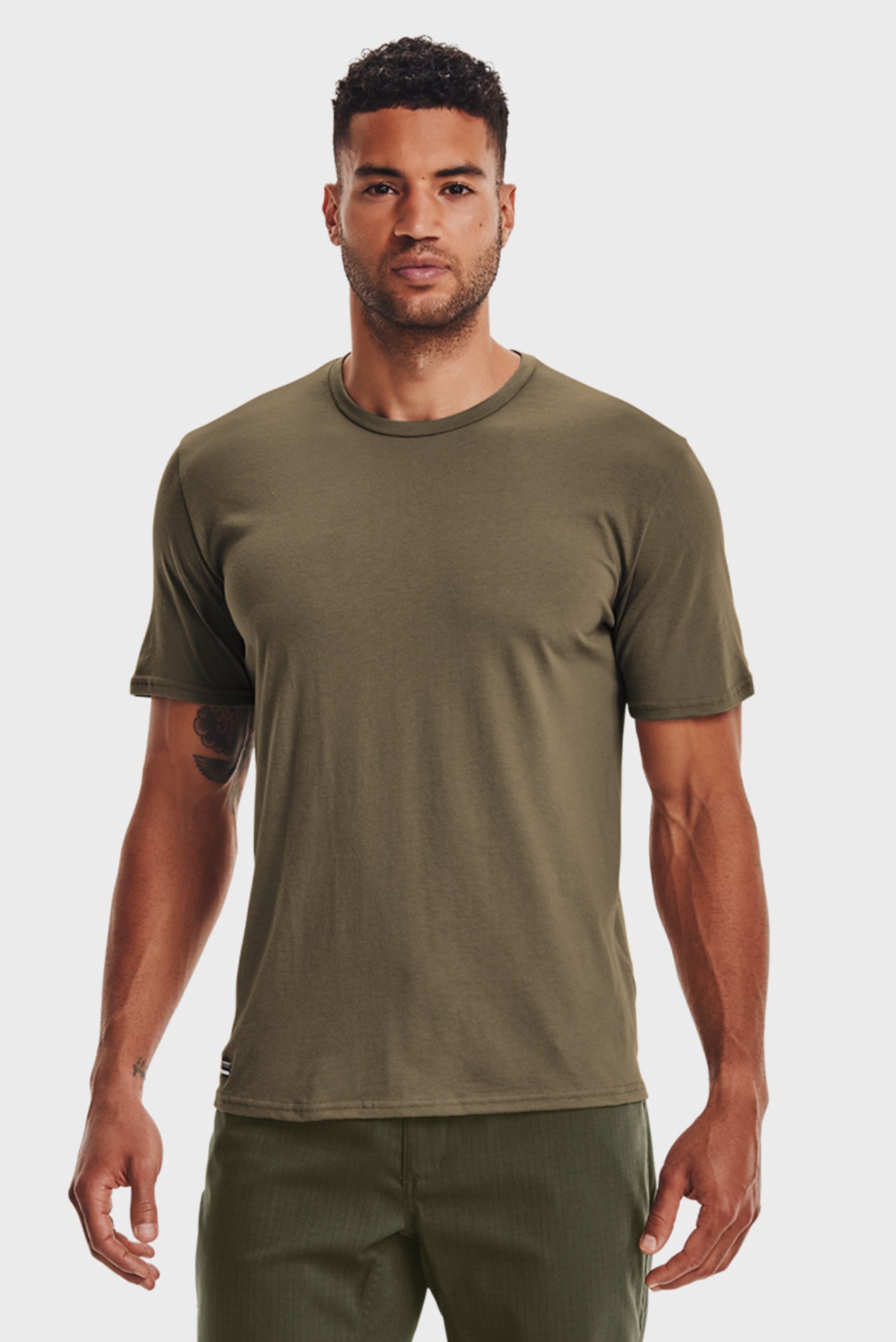 Мужская зеленая футболка M Tac Cotton T 1