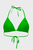 Жіночий зелений ліф від купальника  PUMA Swim Women Triangle Bikini Top