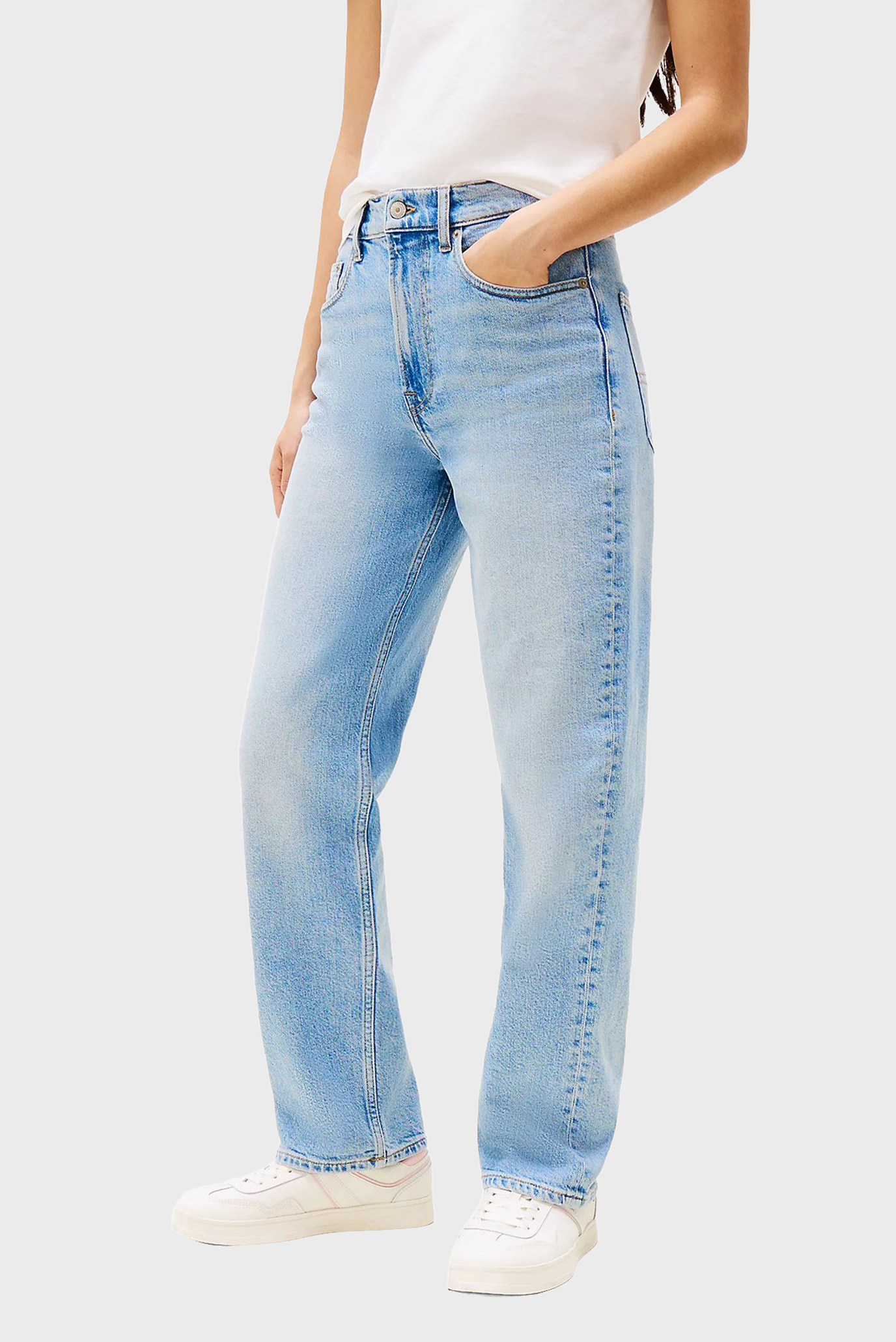 Женские голубые джинсы LAYLA Голубой 29-32 Tommy Jeans DW0DW20643 Женские голубые джинсы LAYLA Голубой 29-32 Tommy Jeans DW0DW20643