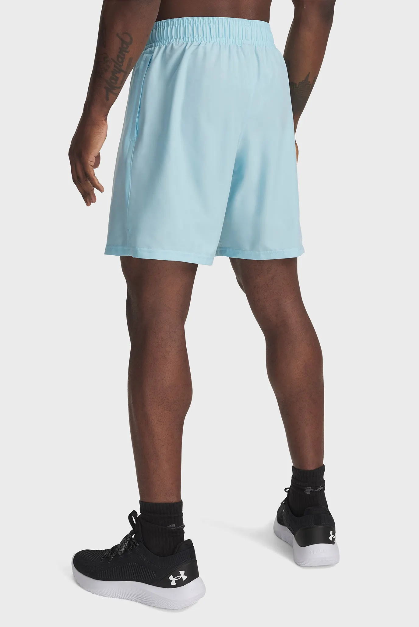 Чоловічі блакитні шорти UA Tech Woven Wordmark Short 3
