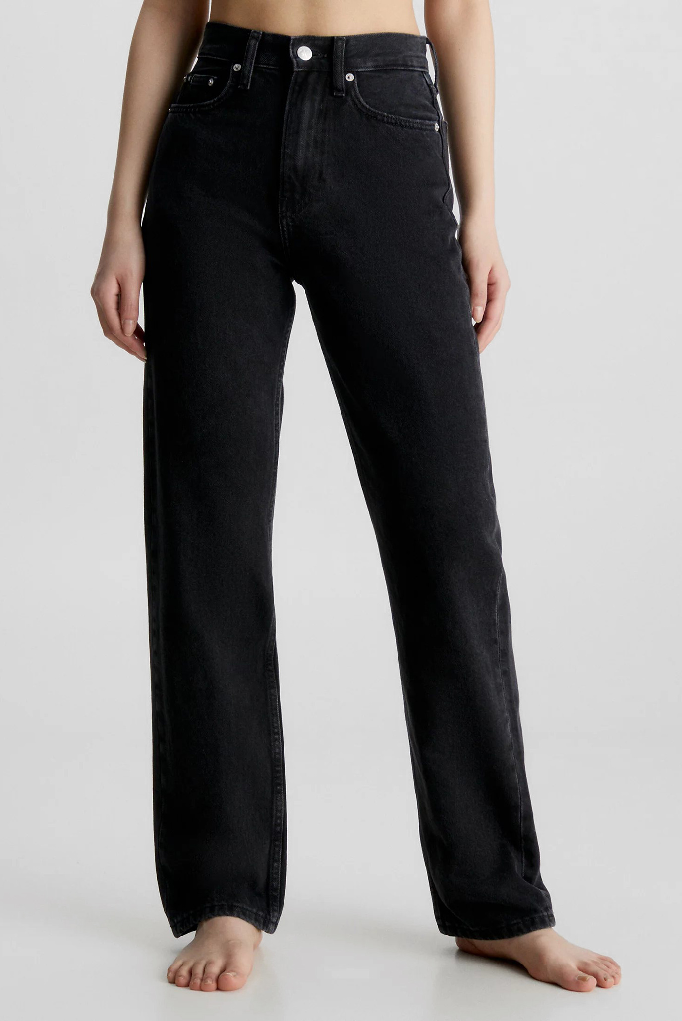 Женские черные джинсы HIGH RISE STRAIGHT Calvin Klein Jeans J20J221243 ...