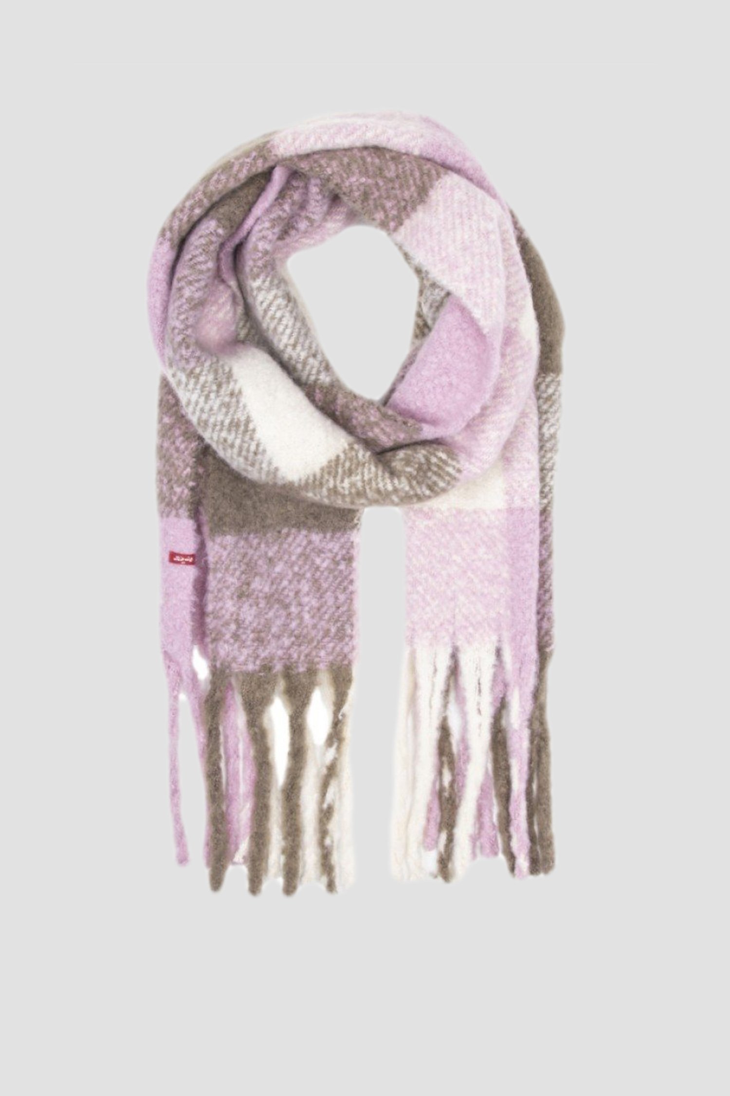 Жіночий картатий шарф 1