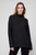 Жіночий чорний вовняний светр