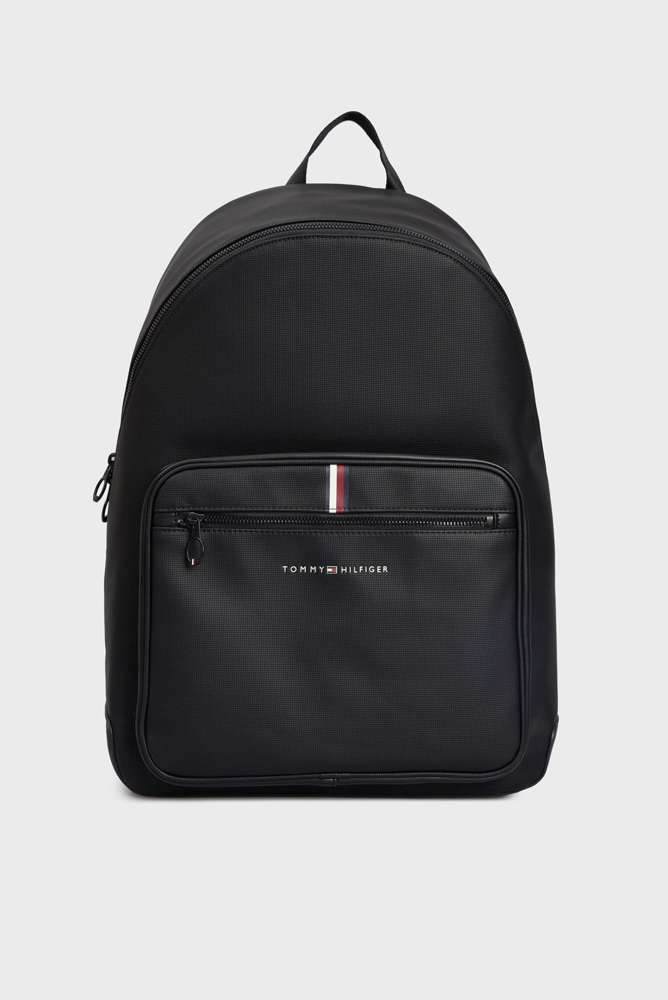 Чоловічий чорний рюкзак TH ESSENTIAL PIQUE BACKPACK 1