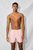 Чоловічі рожеві плавальні шорти з візерунком