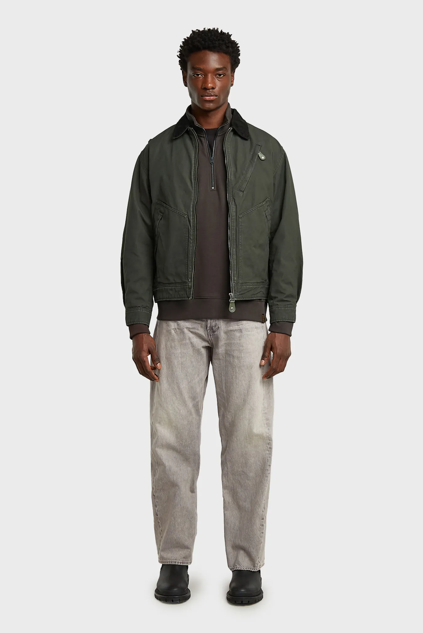 Чоловіча темно-коричнева спортивна кофта Essential loose 2