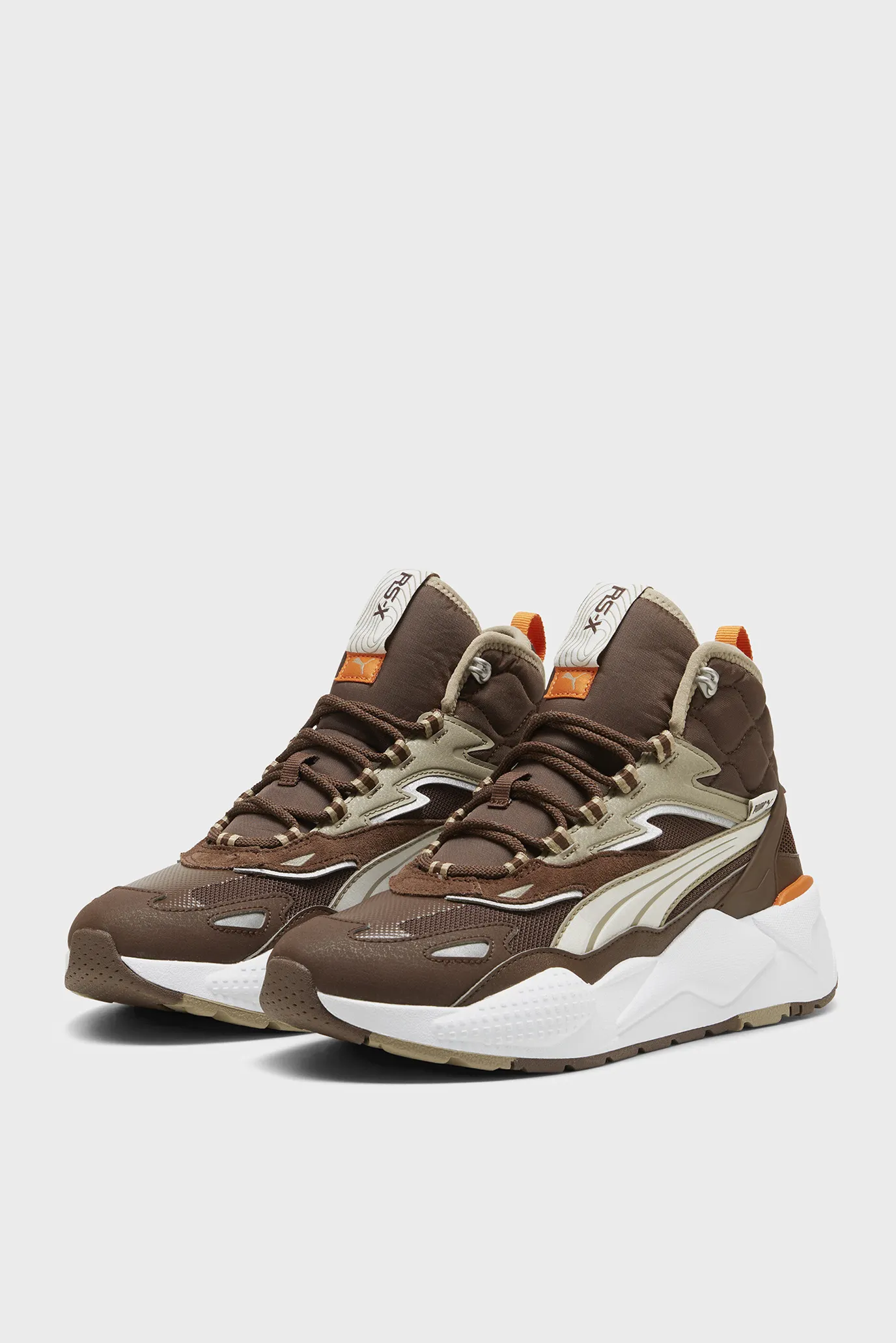 Коричневі кросівки RS-X Hi Sneakers PUMA 392718 — MD-Fashion