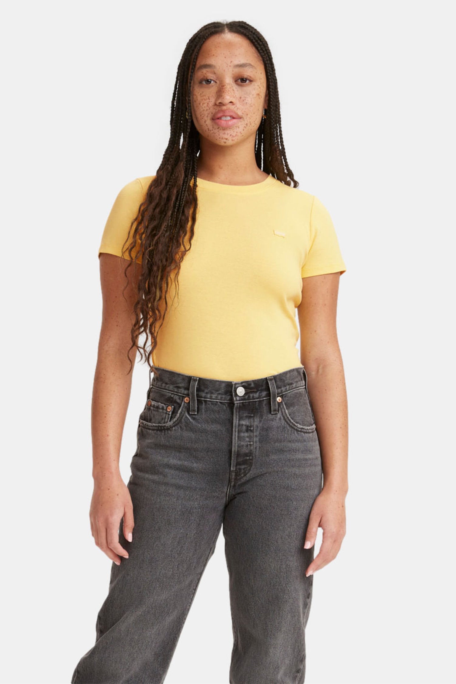 Жіноча жовта футболка 1