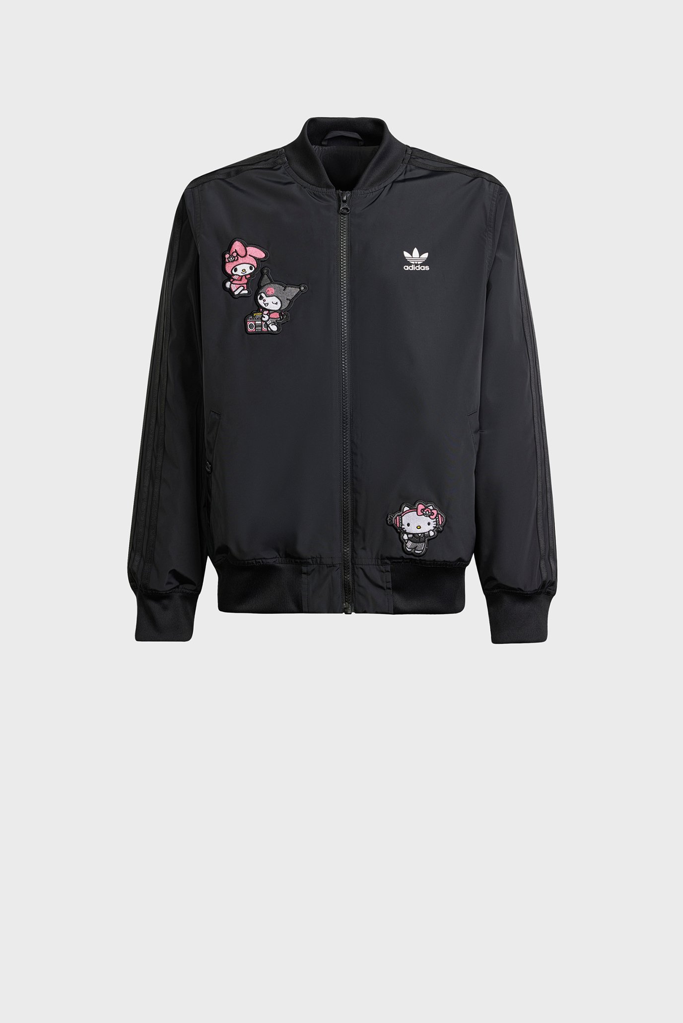 Детский черный бомбер adidas Originals x Hello Kitty 1