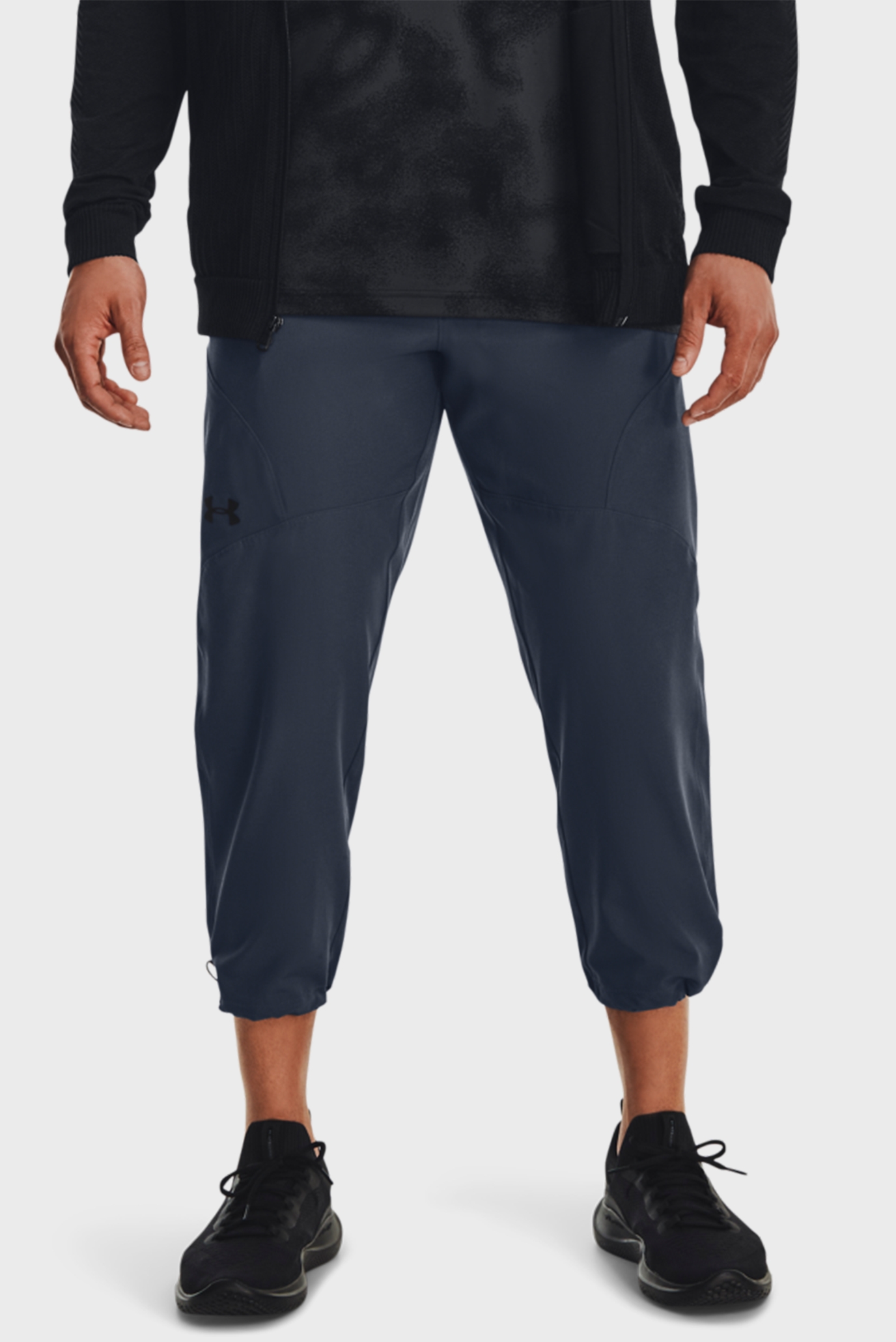 Мужские темно-серые спортивные брюки UA Unstoppable Crop Pant 1