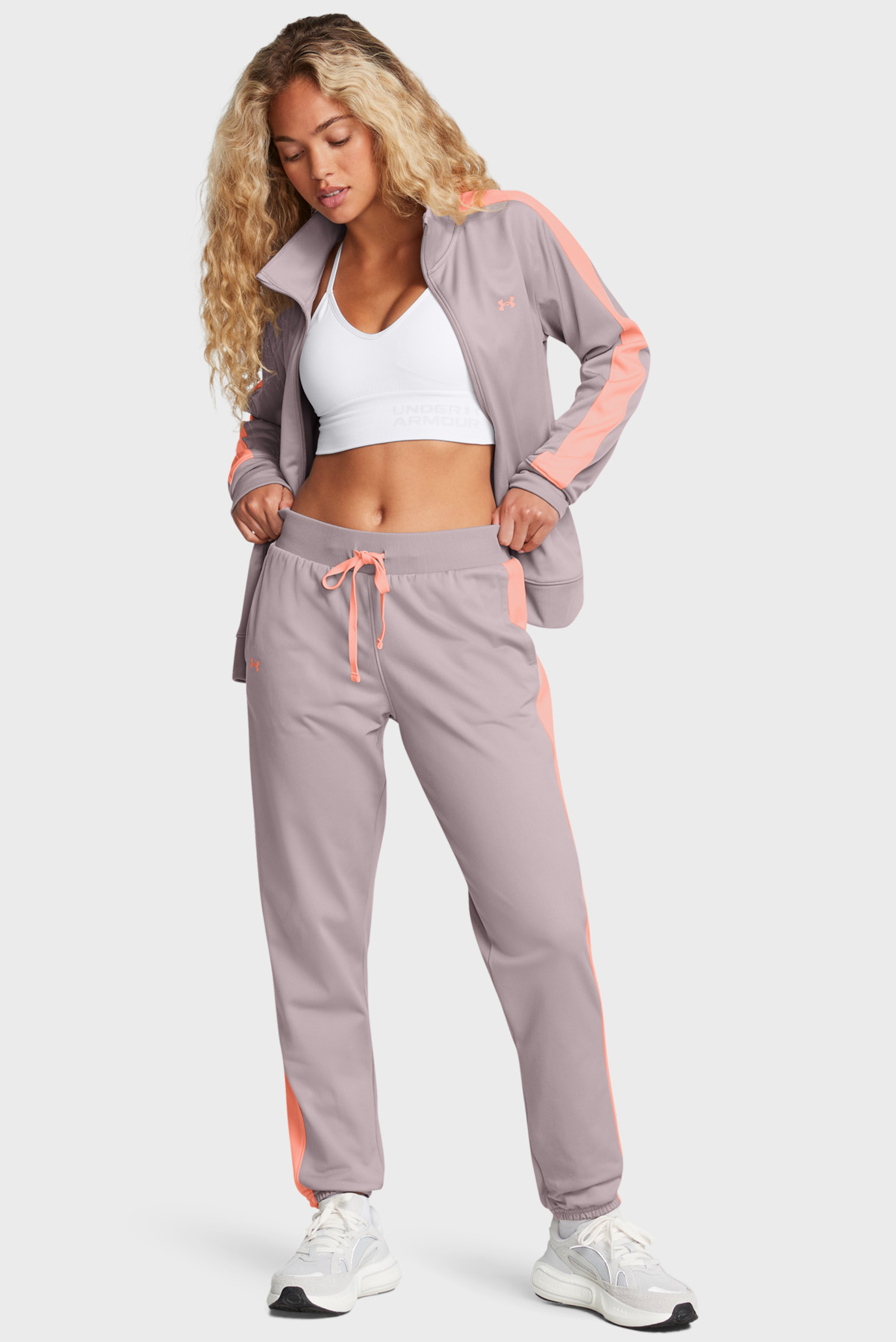 Женский пудровый спортивный костюм (кофта, брюки) Tricot Tracksuit 1