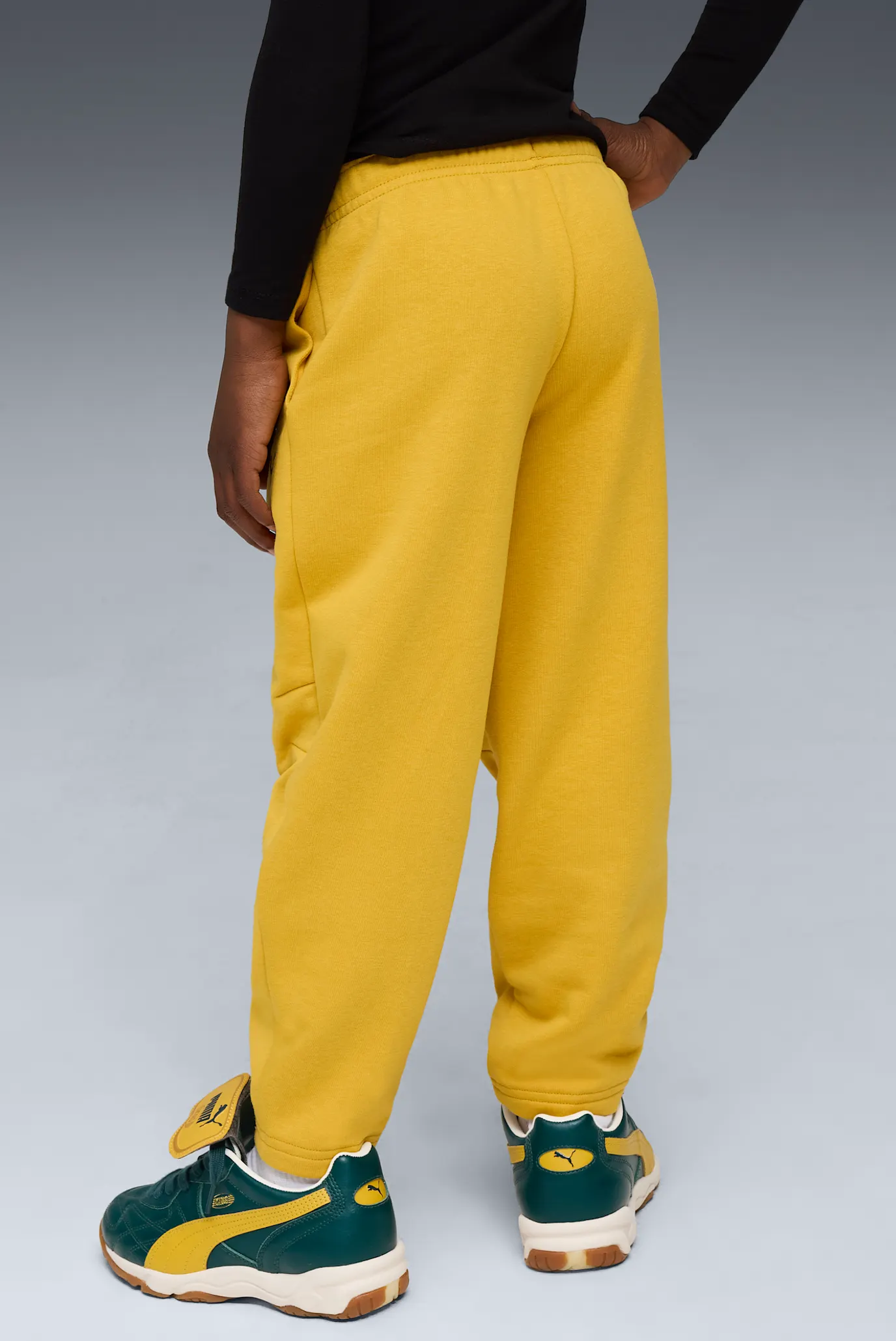 Детские горчичные спортивные брюки Moody Cat Sweatpants Kids 3