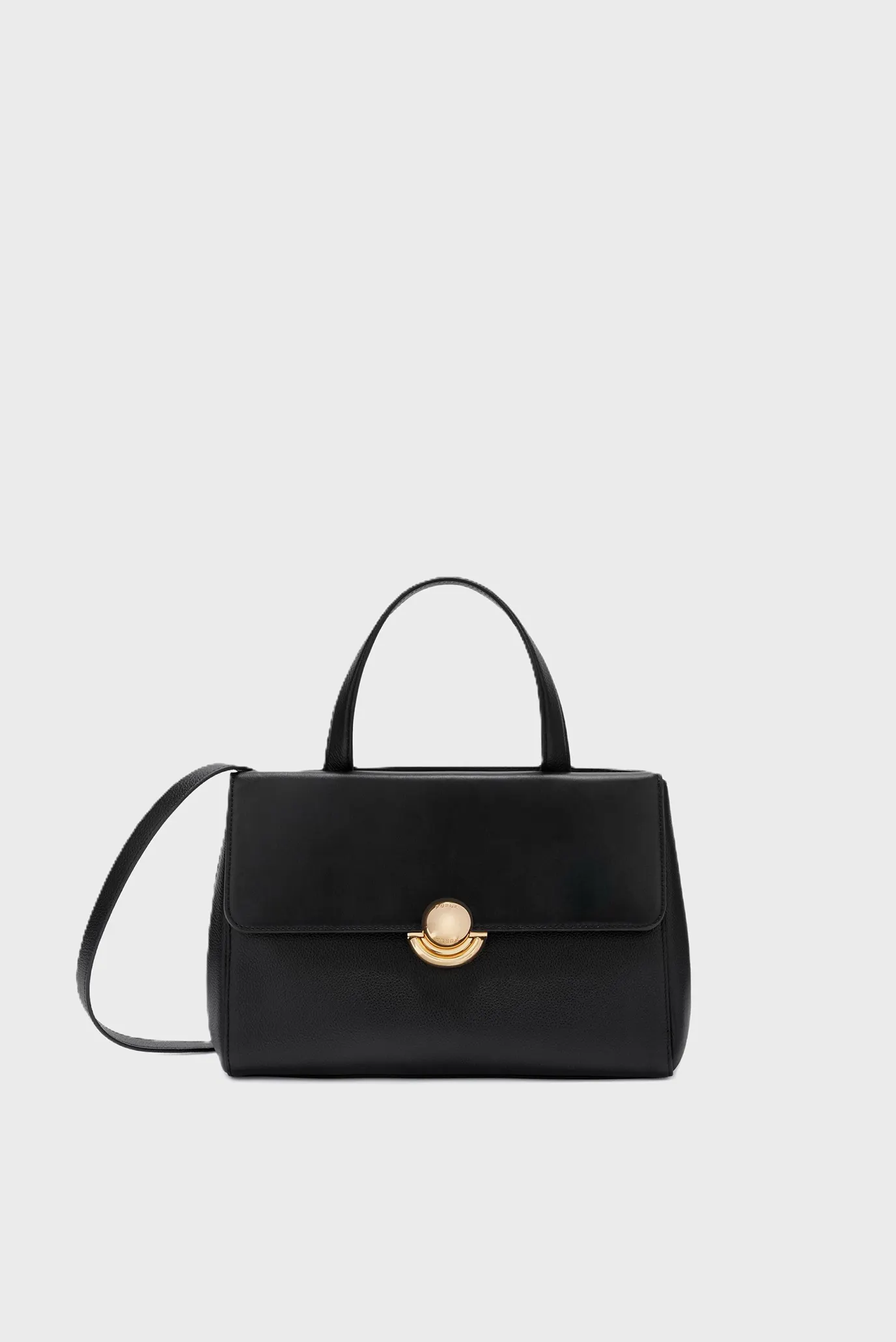 Женская черная кожаная сумка 1