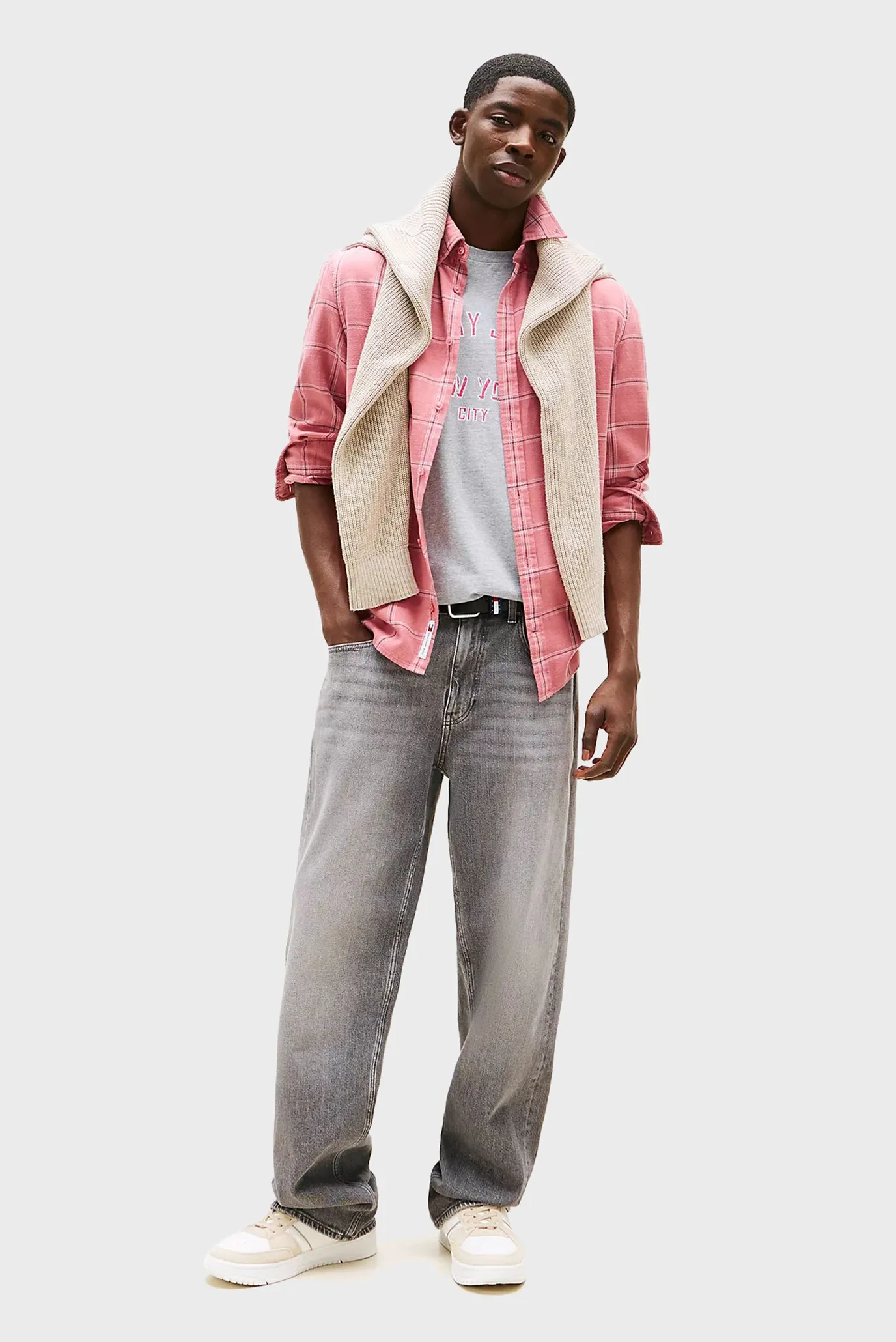 Чоловічі сірі джинси JAIMIE RLXD STR BI0177 2