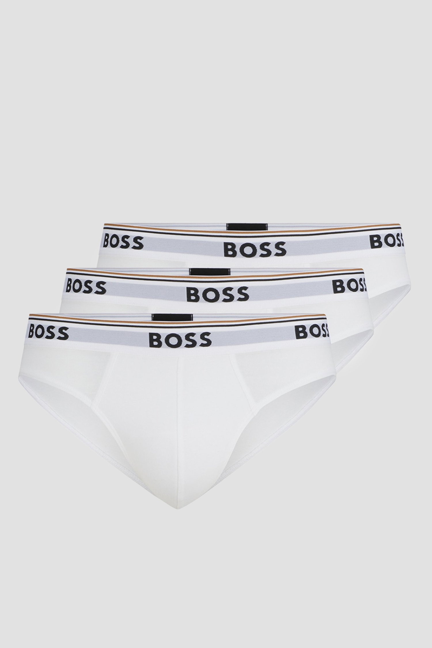 Мужские белые брифы (3 шт) Белый L BOSS 50475273;100 Мужские белые брифы (3 шт) Белый L BOSS 50475273;100