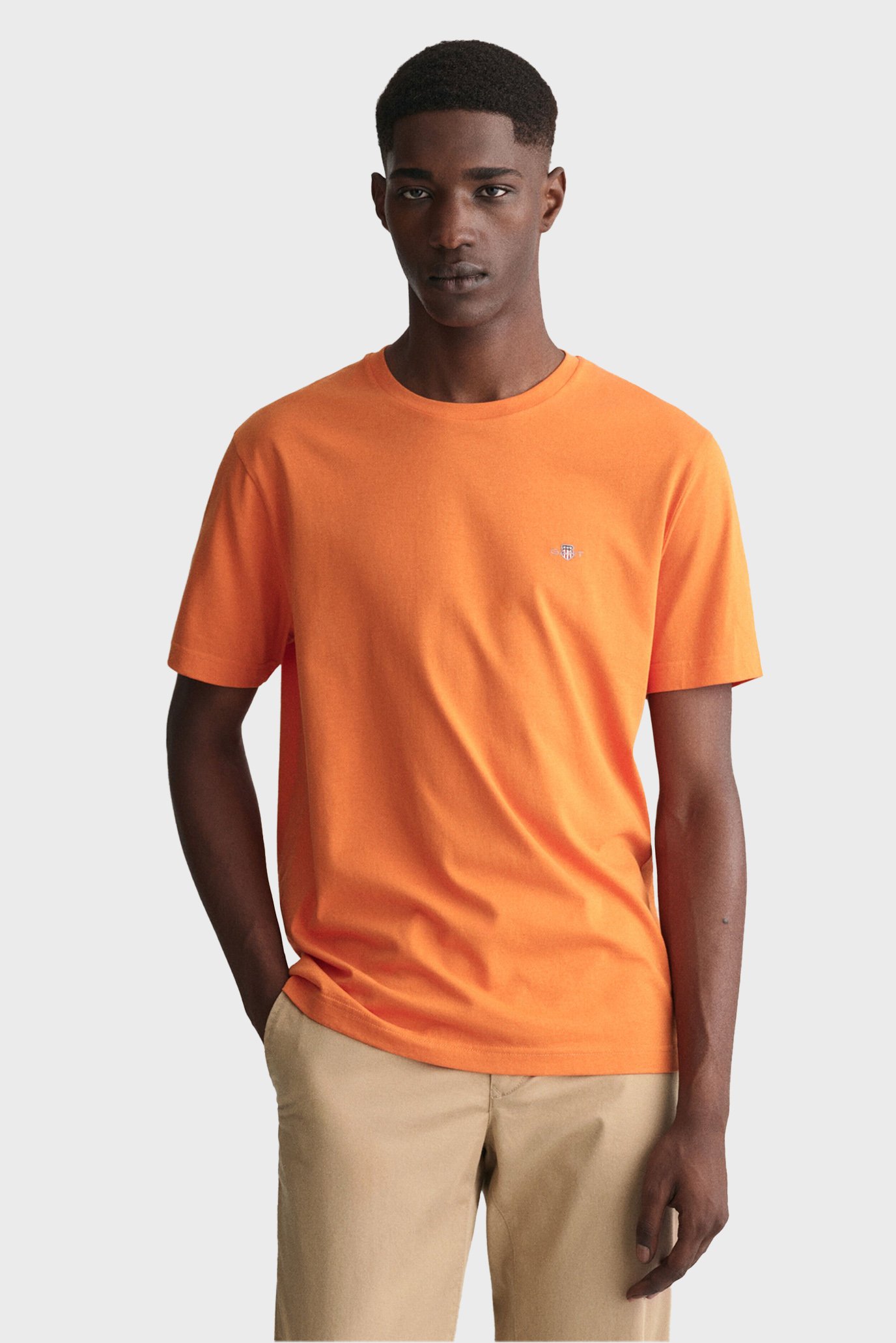 Чоловіча помаранчева футболка REG SHIELD SS 1