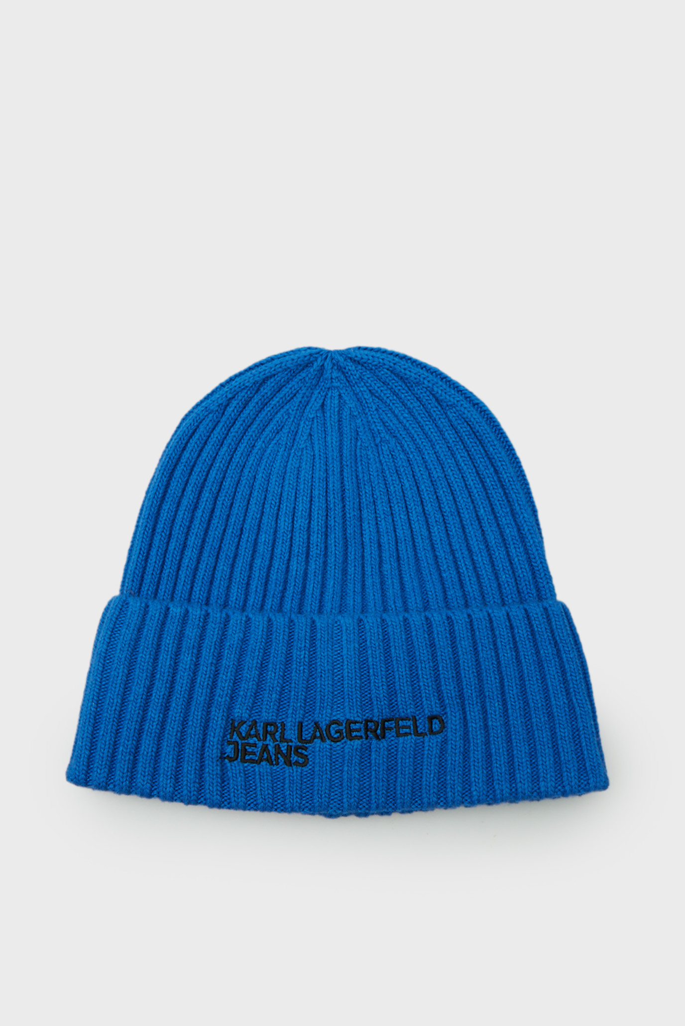 Мужская синяя шапка ESSENTIAL LOGO BEANIE 1