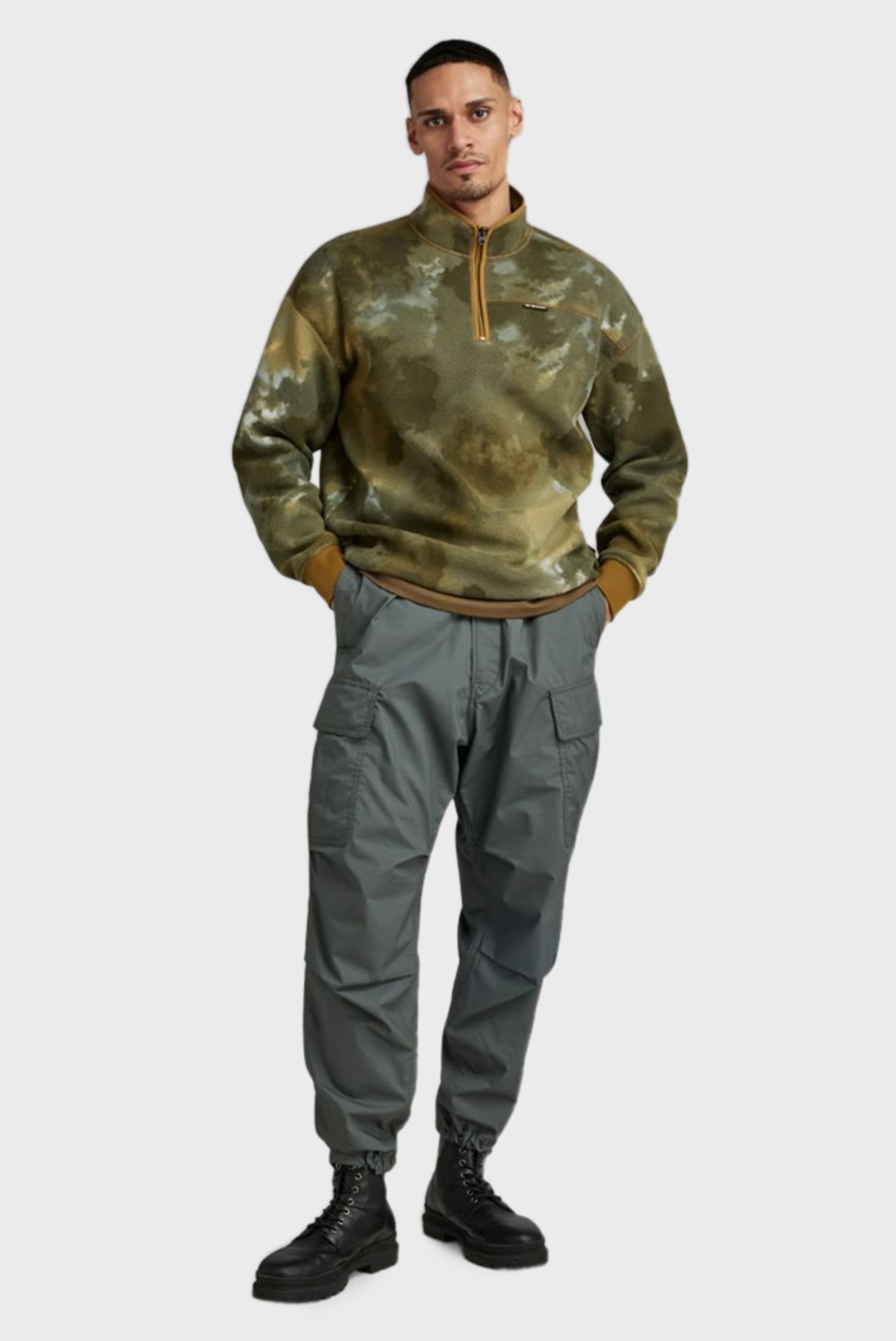 Чоловічі сірі карго Balloon Cargo Relaxed Tapered 1