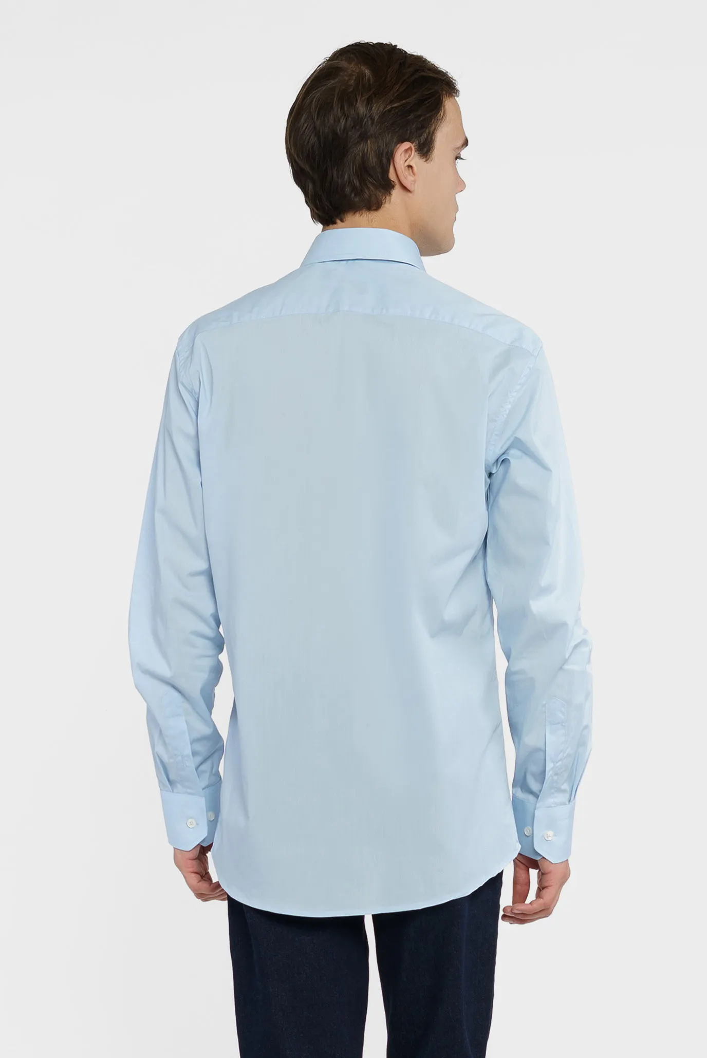 Чоловіча блакитна сорочка 4