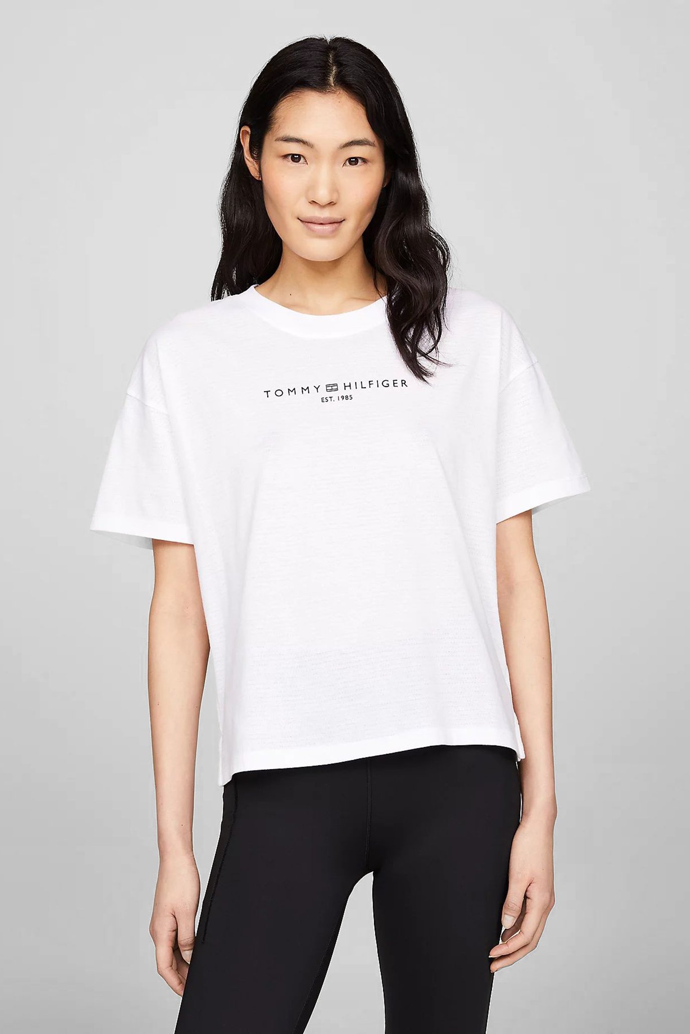 Женская белая футболка ESSENTIALS RELAXED MINI CORP TEE 1