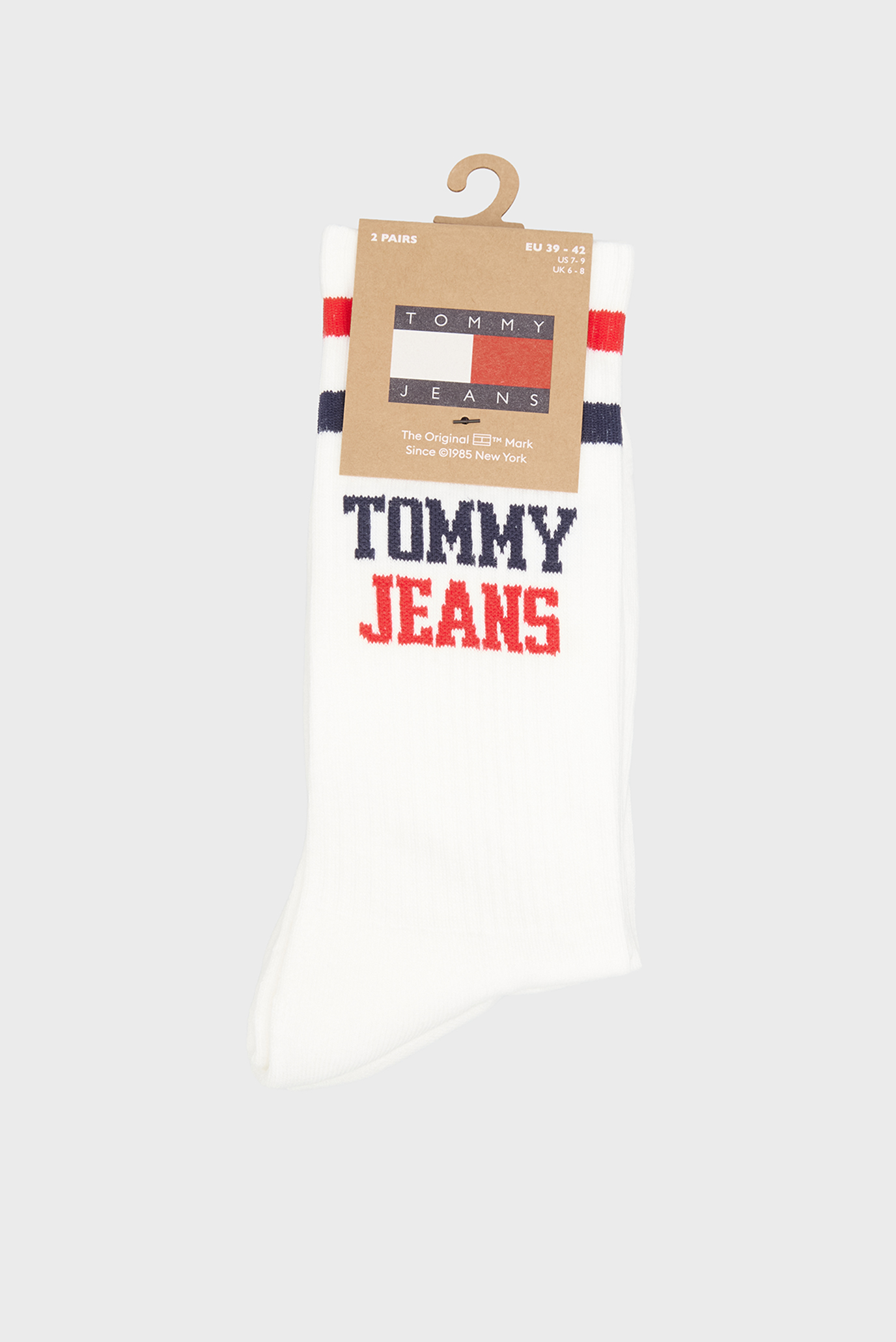 Белые носки (2 пары) SPORT Белый 35-38 Tommy Jeans 701236466 Белые носки (2 пары) SPORT Белый 35-38 Tommy Jeans 701236466