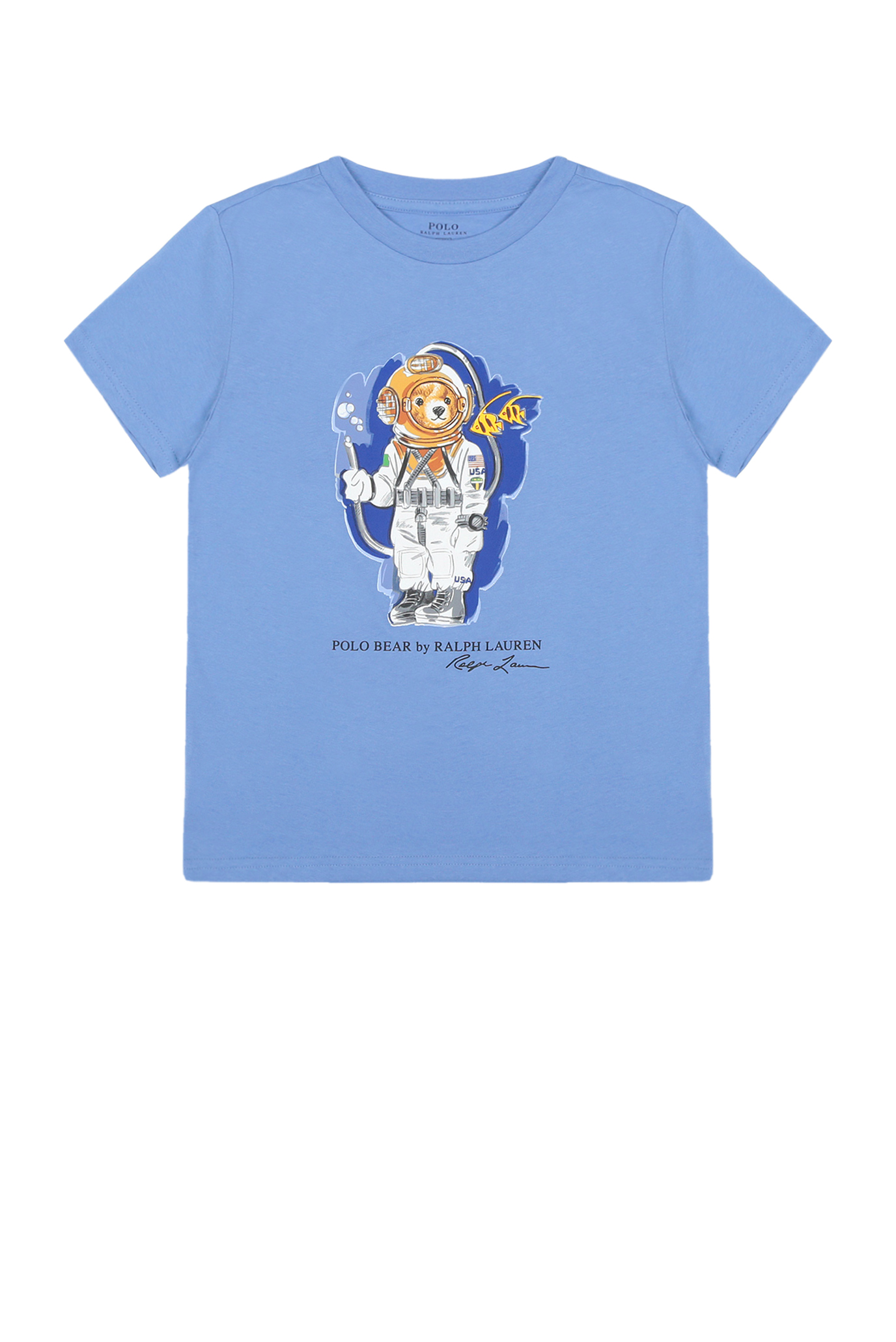 Дитяча блакитна футболка 1