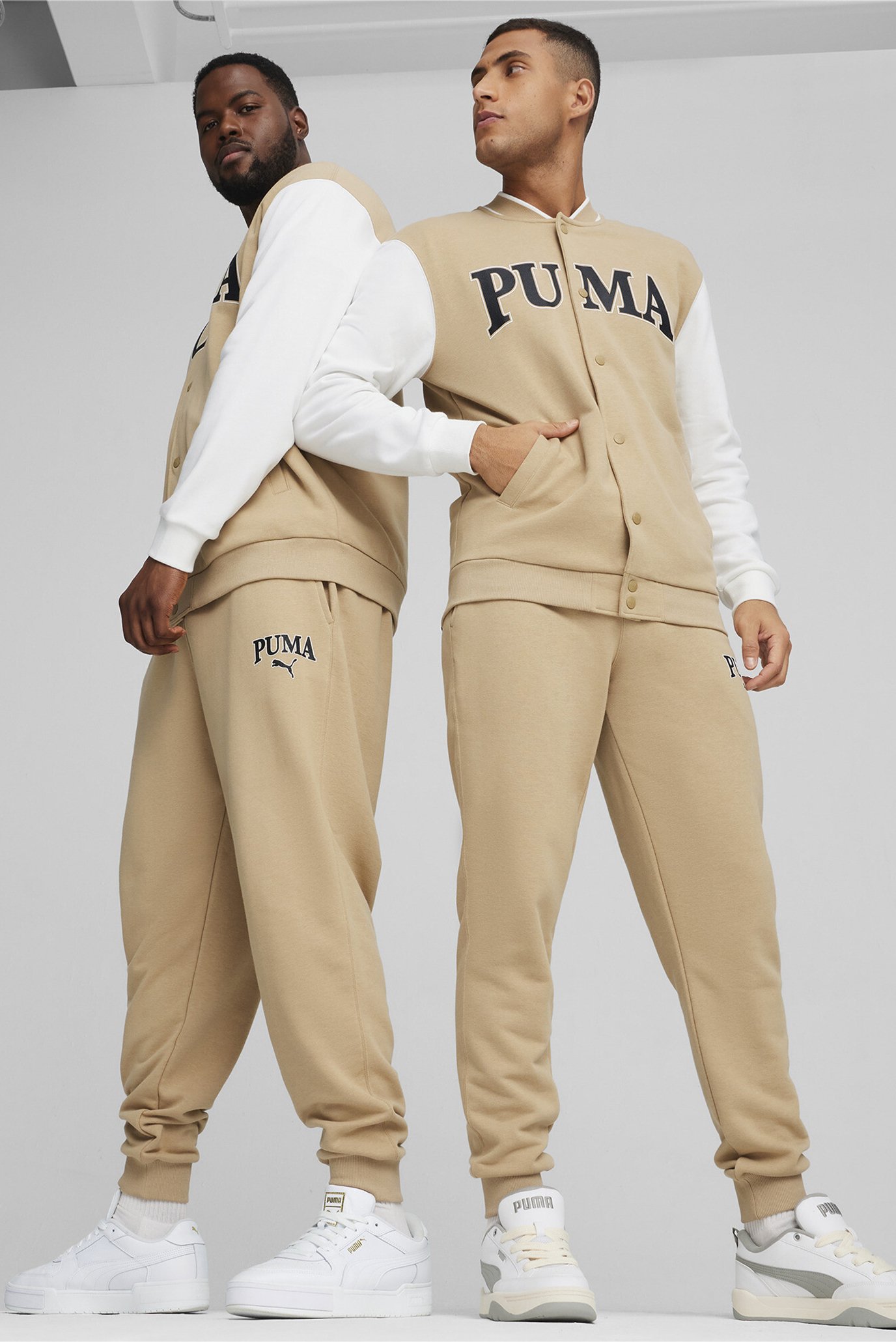 Мужская бежевая спортивная кофта PUMA SQUAD Men's Track Jacket 1