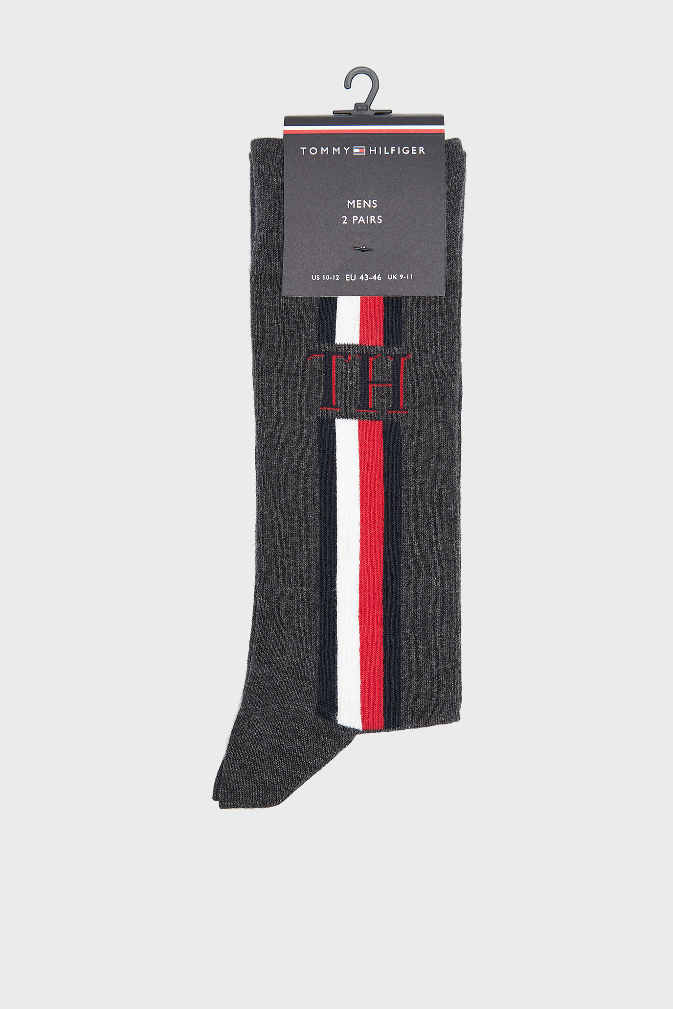 Чоловічі темно-сірі шкарпетки (2 пари) 1