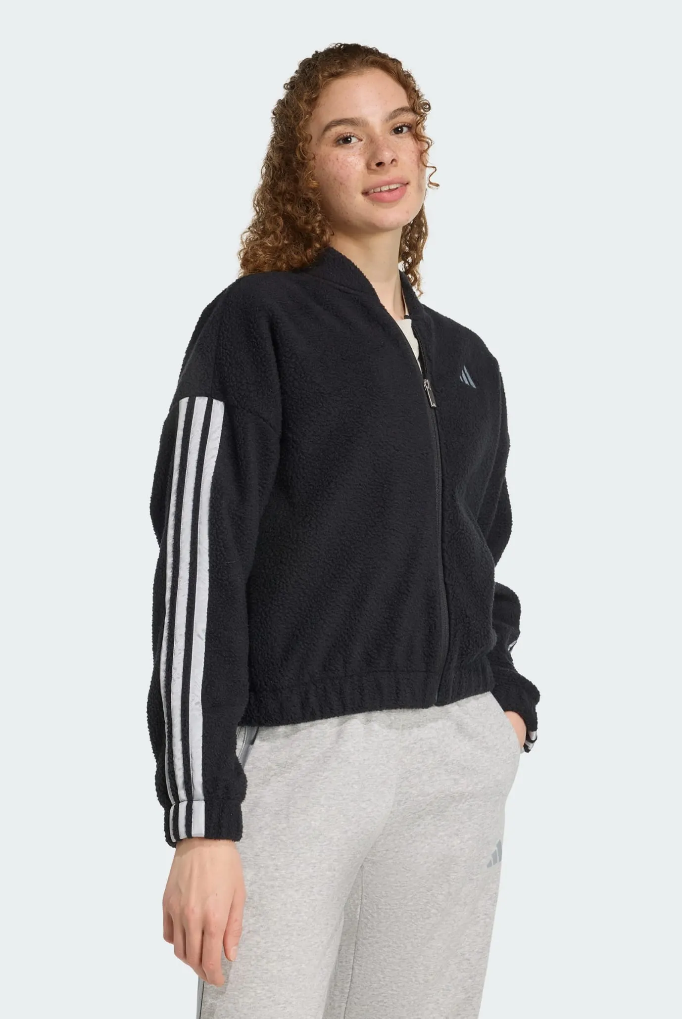 Женская черная спортивная кофта Holiday High Pile Fleece Full-Zip