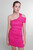 Жіноча рожева лляна сукня